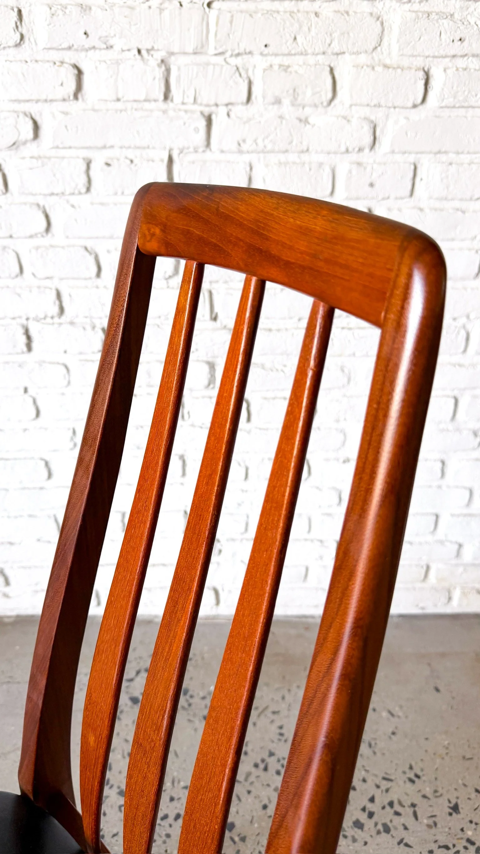 6 danish modern teak “eva” dining chairs by niels koefoed8.jpg