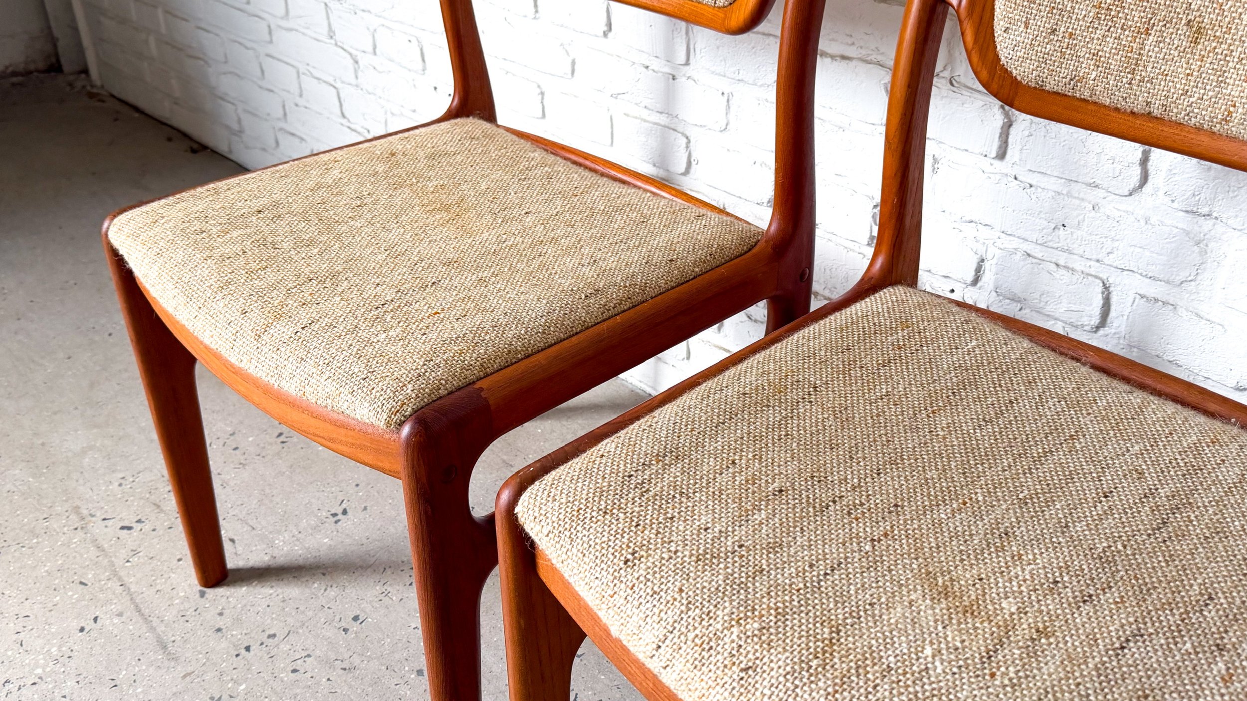 Set of 4 Solid Teak Dining Chairs by Dixie9.jpg