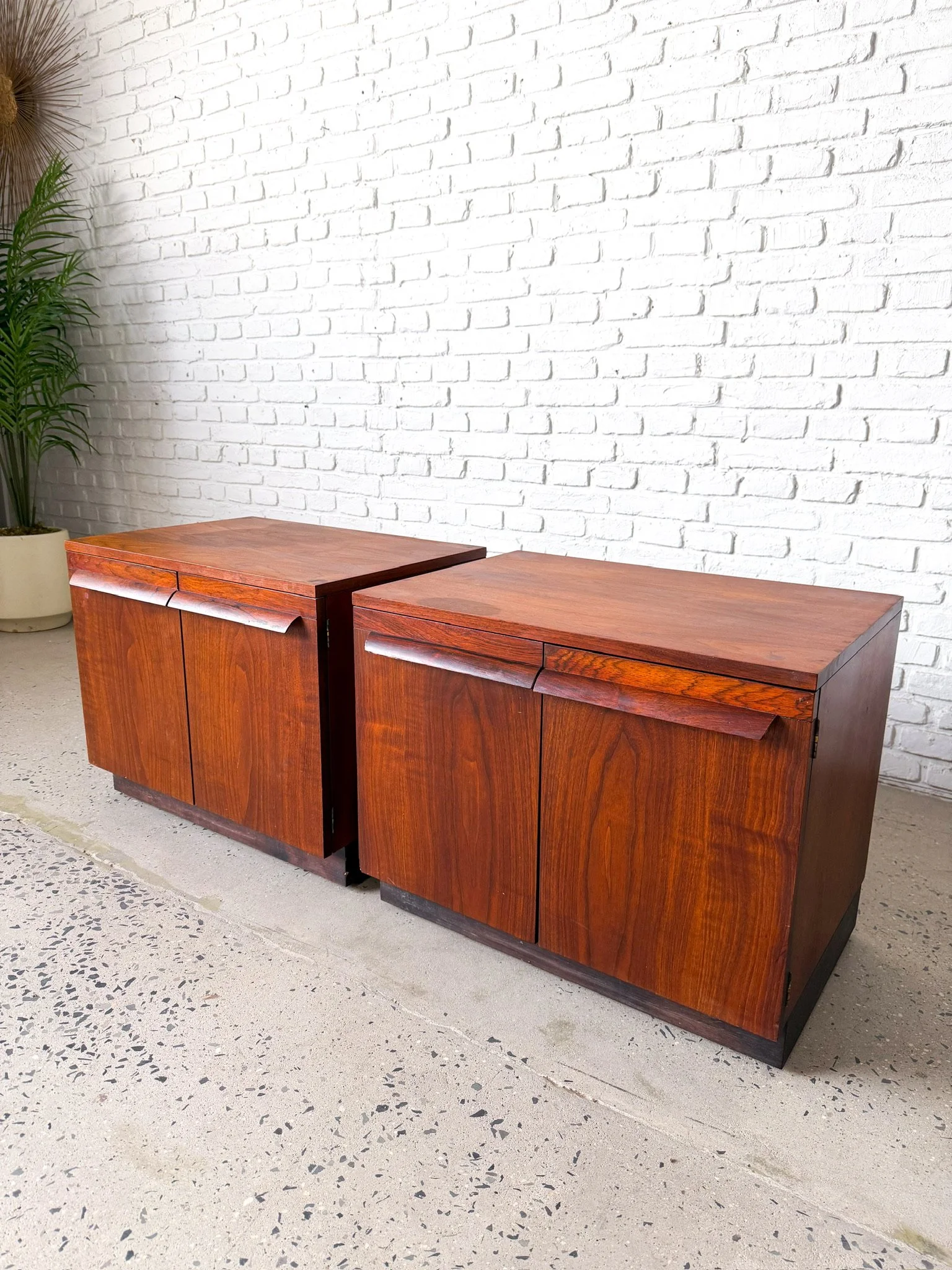 Walnut and Rosewood Nightstands Pair1.jpg