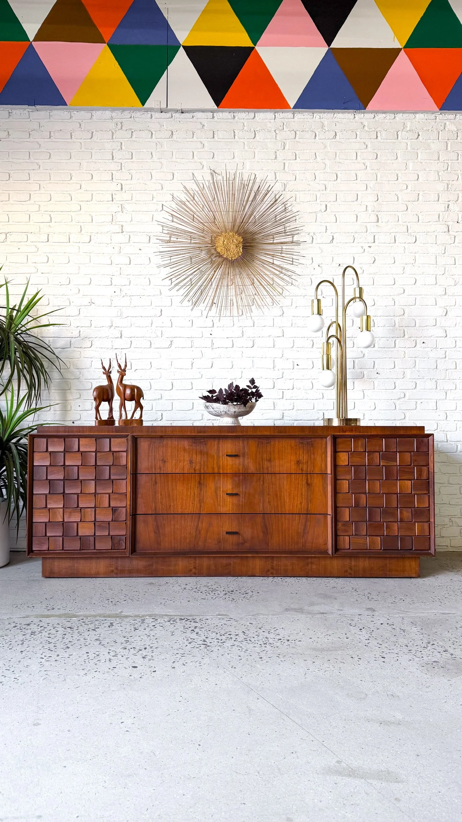 1960s Brutalist Walnut Lowboy Dresser by Tobago Canada4.jpg