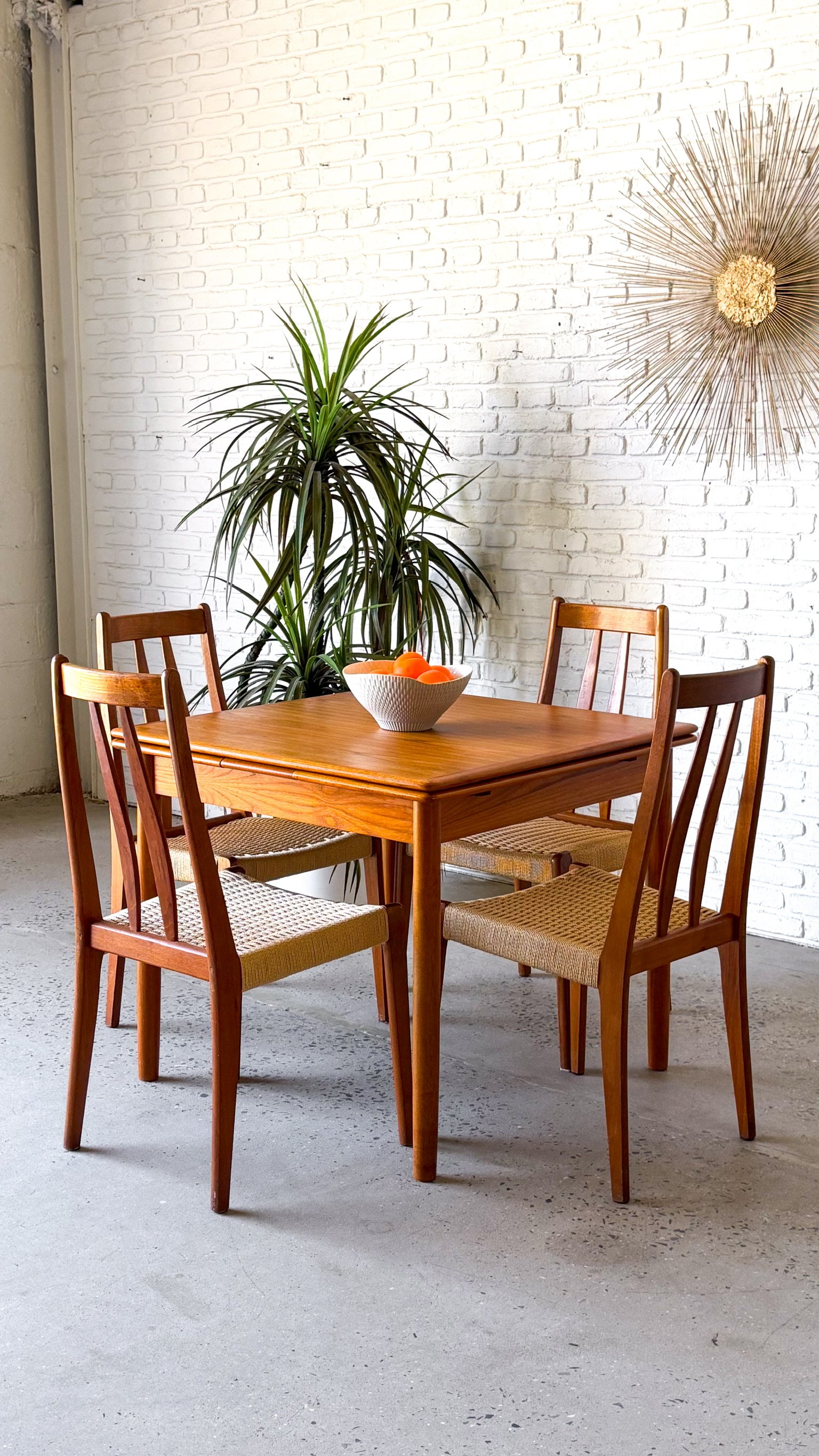 Danish Teak Square Dining Table12.jpg