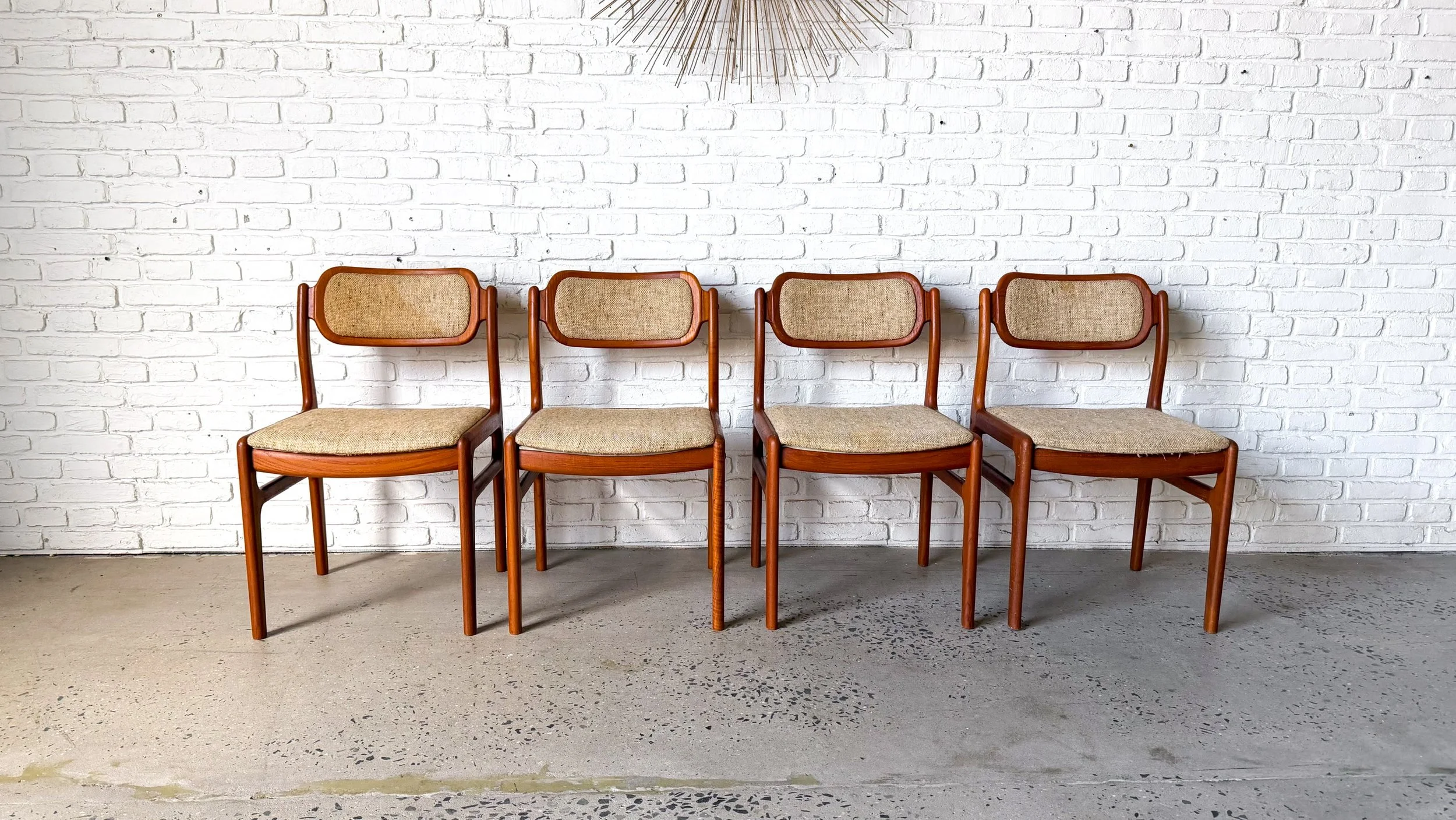Set of 4 Solid Teak Dining Chairs by Dixie2.jpg