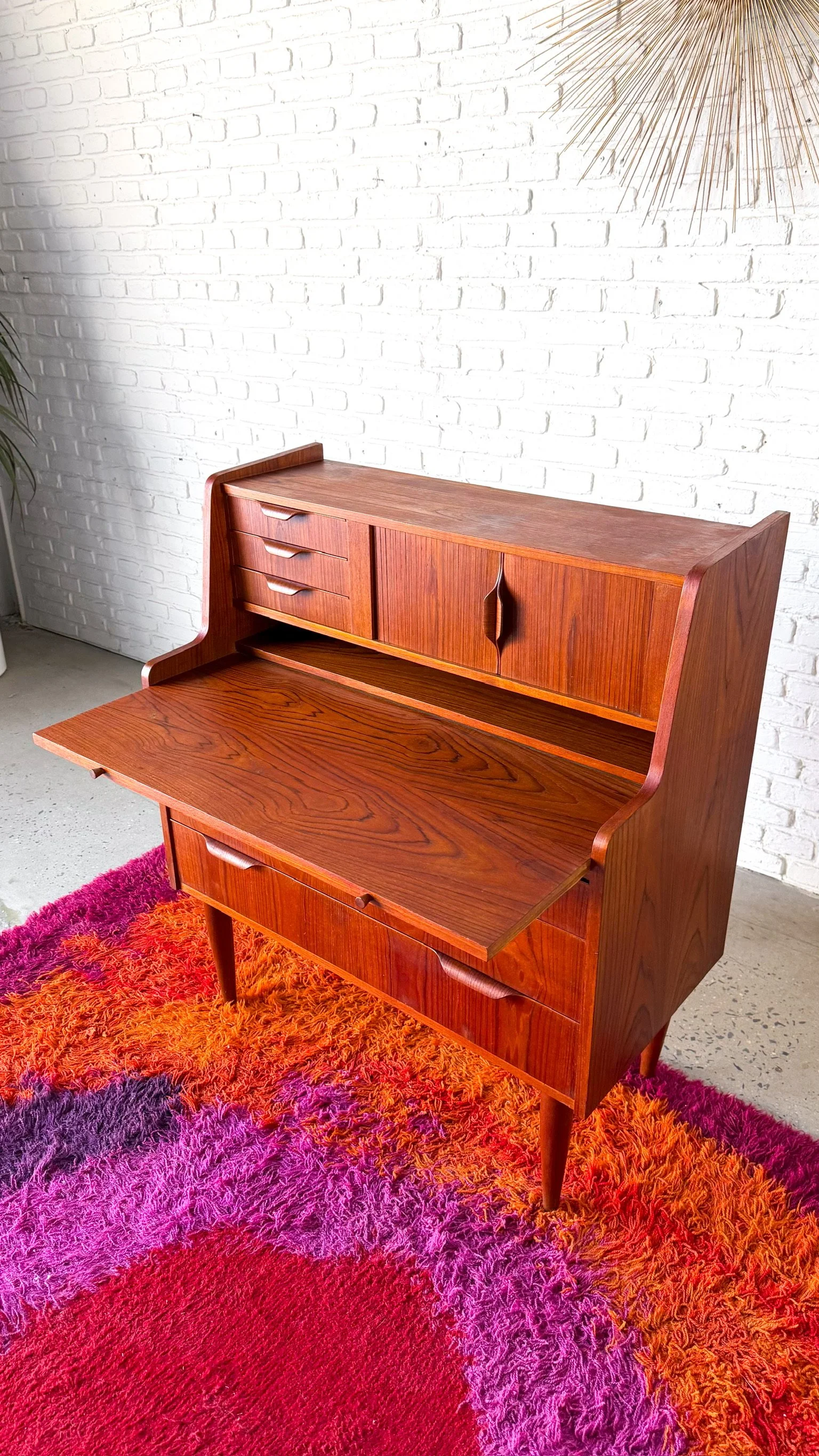 Danish Modern Teak Secretary Desk10.jpg