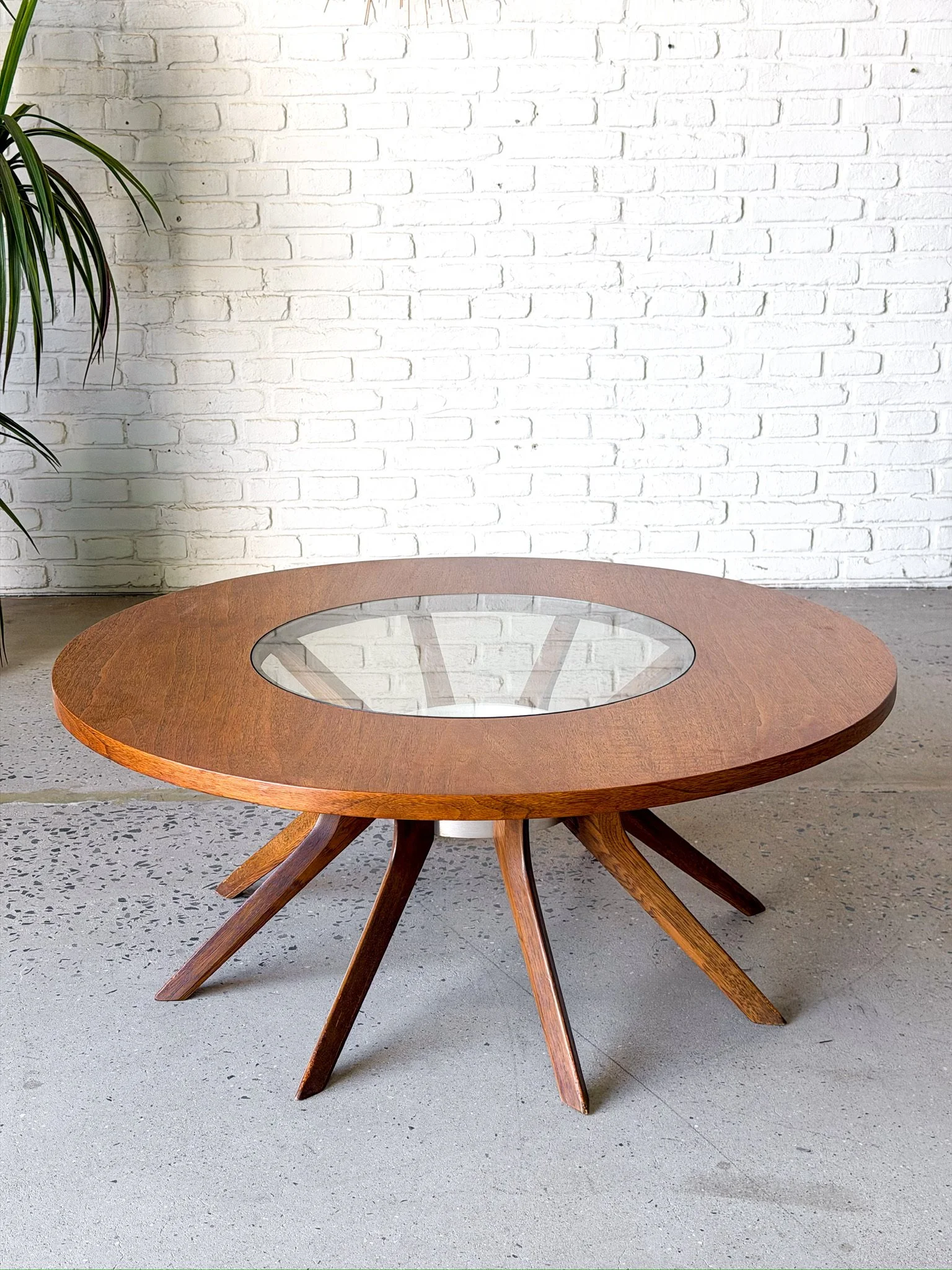 Broyhill Brasilia Cathedral Coffee Table with Rare Bowl2.jpg
