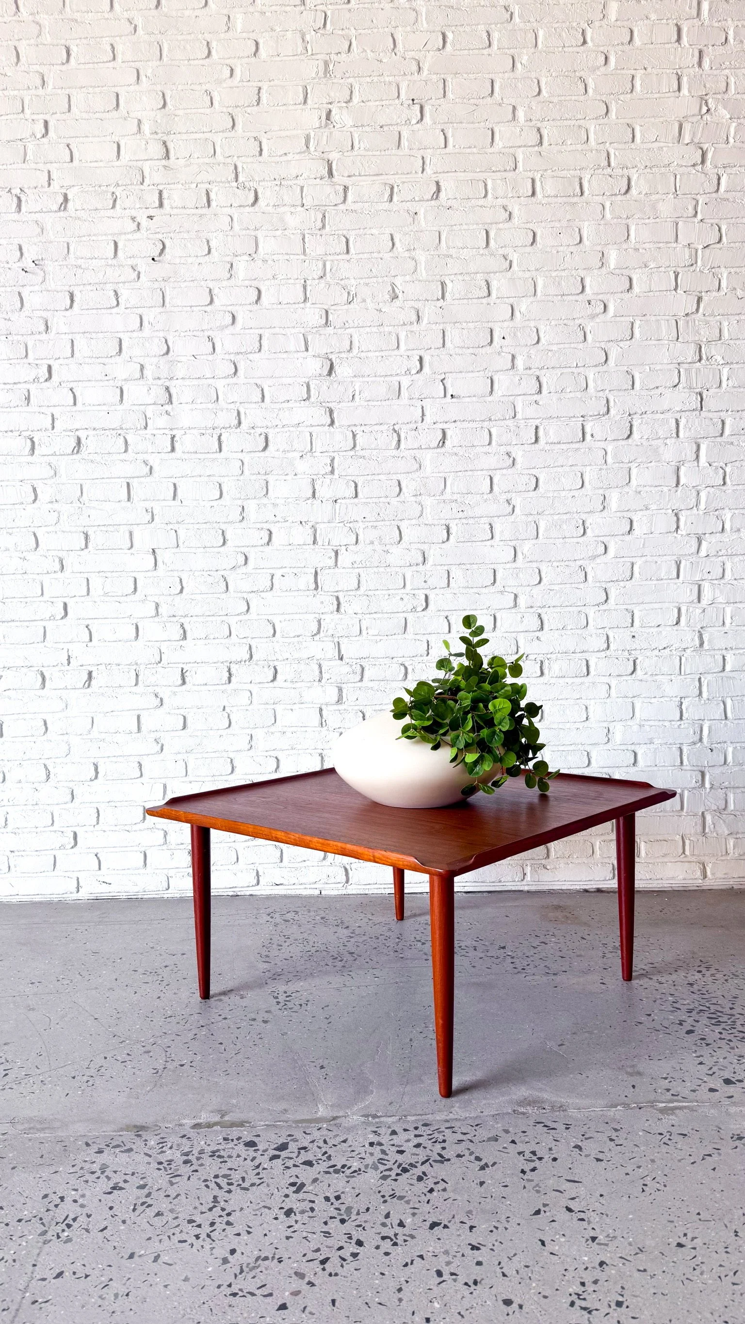 Square Teak Coffee Table made in Denmark by Poul Jensen for Selig