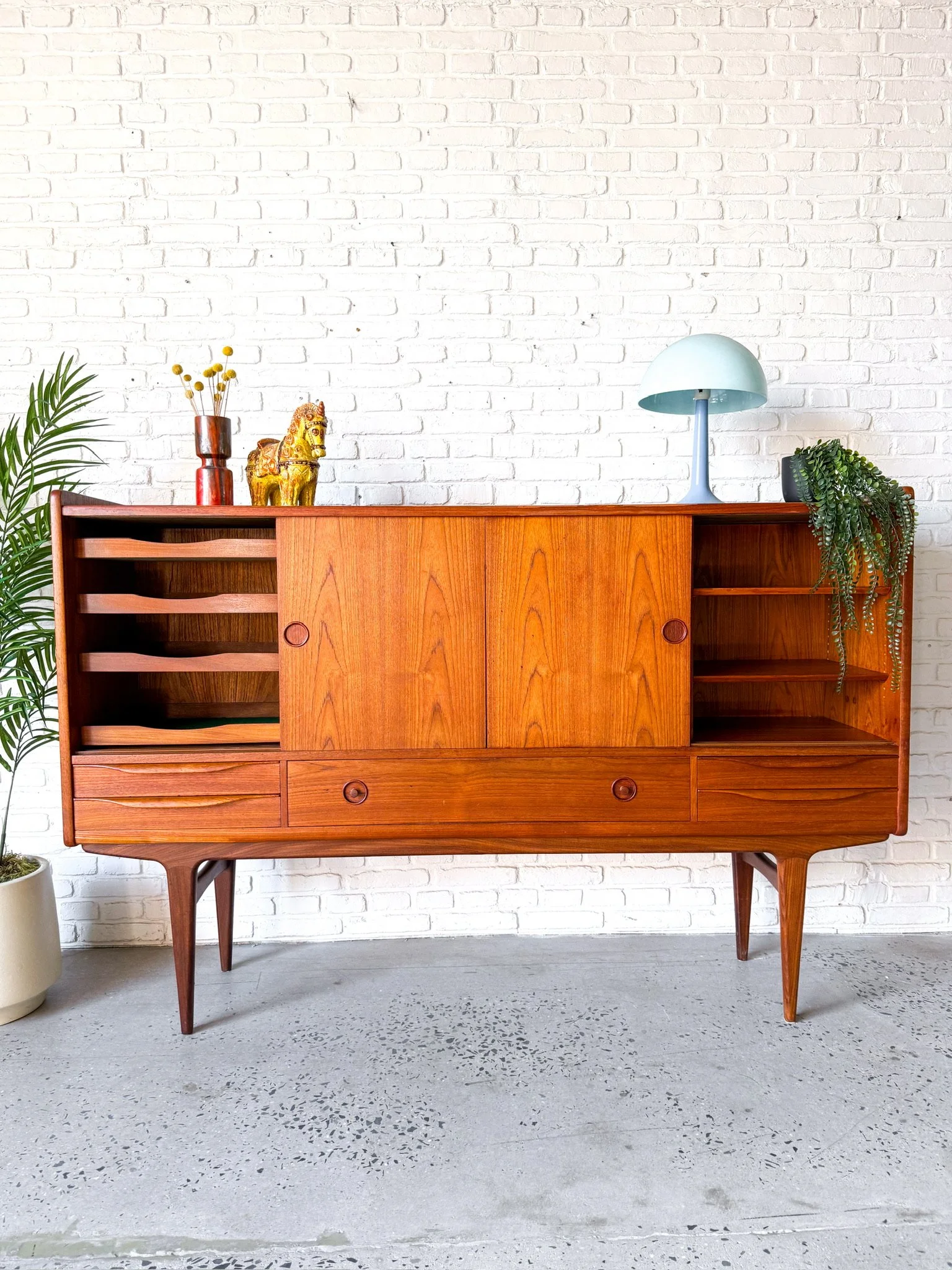 Johannes Andersen for Uldum Danish Teak Sideboard21.JPG