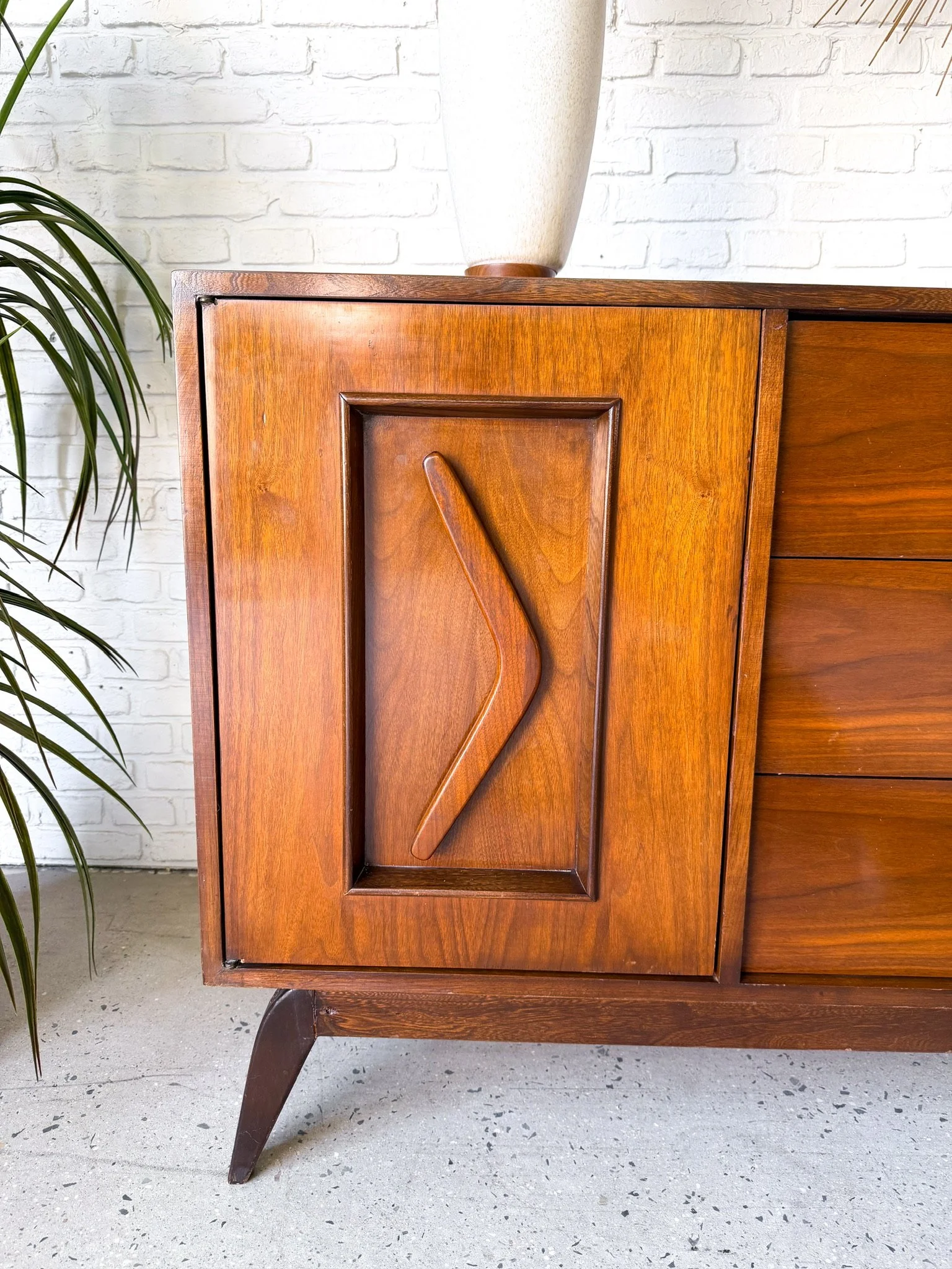4 piece Walnut Bedroom Set Circa 1960s10.jpg