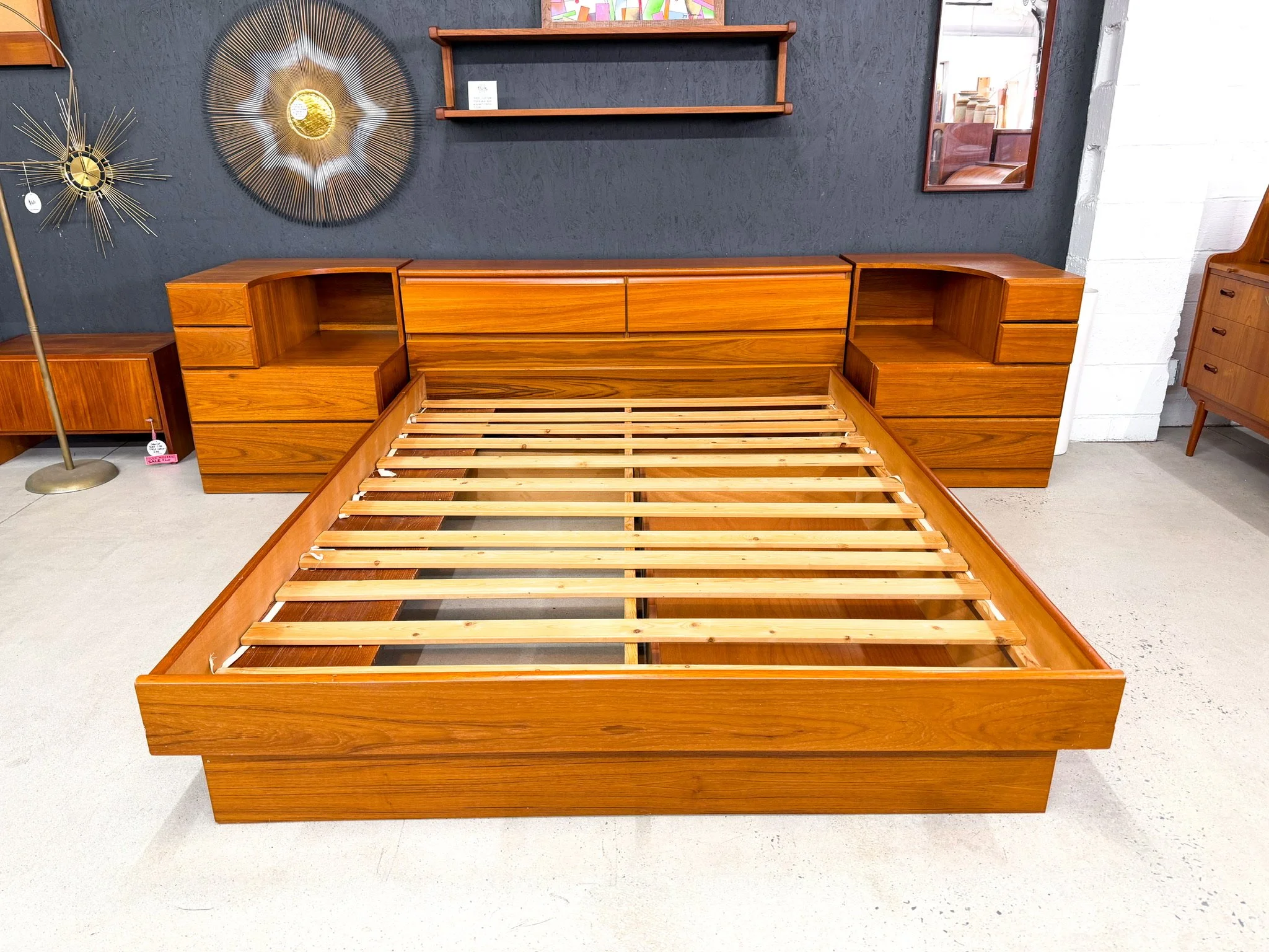 Danish Teak Queen Platform Bed1.jpg