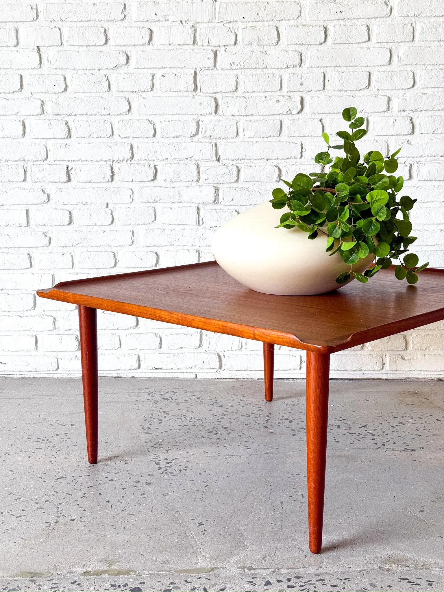 Square Teak Coffee Table made in Denmark by Poul Jensen for Selig