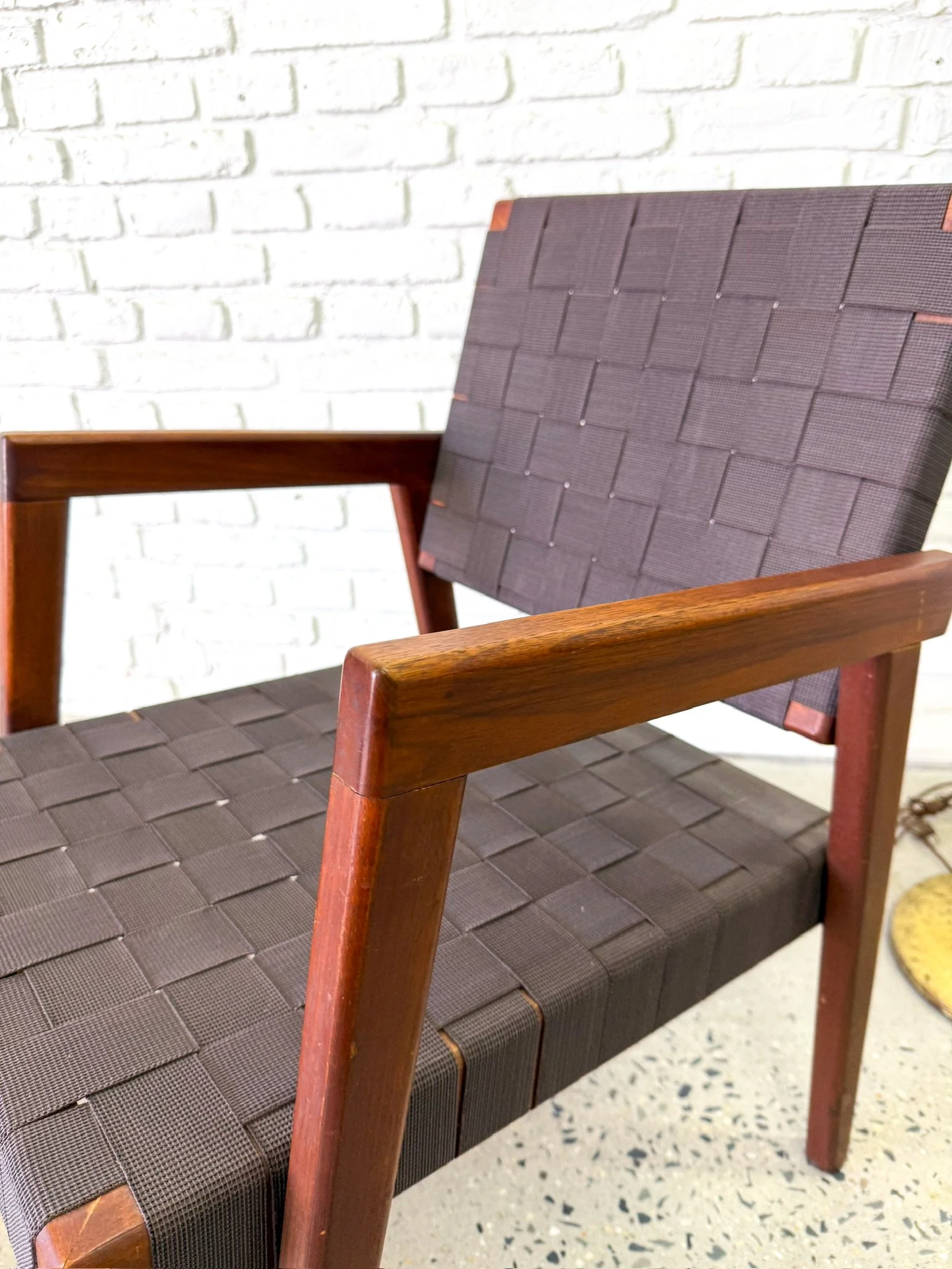 1950s Woven Strap Chair13.JPG