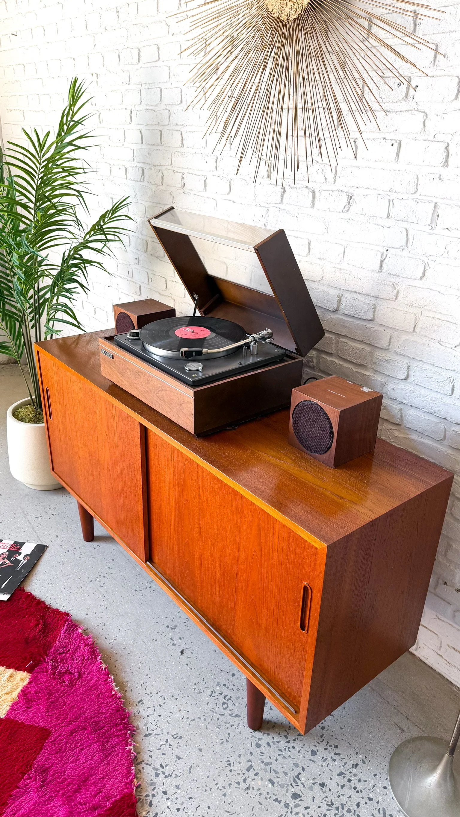 1960s Teak Credenza made in Denmark by Designer, Poul Hundevad19.jpg