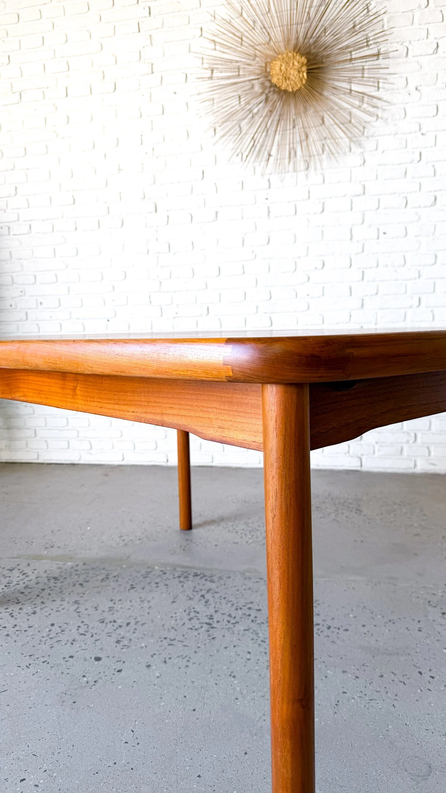 Danish Teak Dining Table with Flip Out Leaf5.jpg