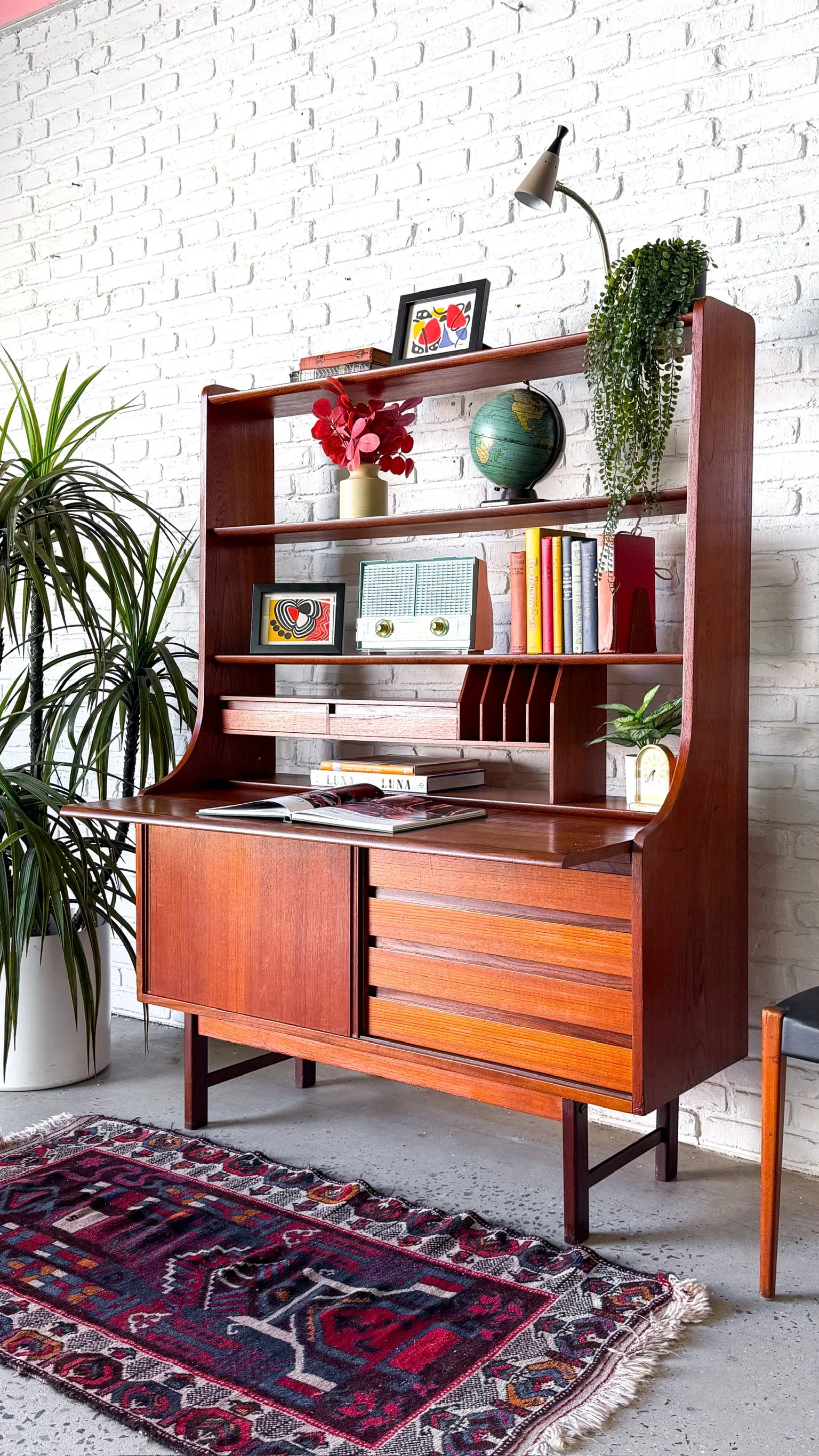 Danish Modern Teak Secretary Desk circa 1960s2.jpg