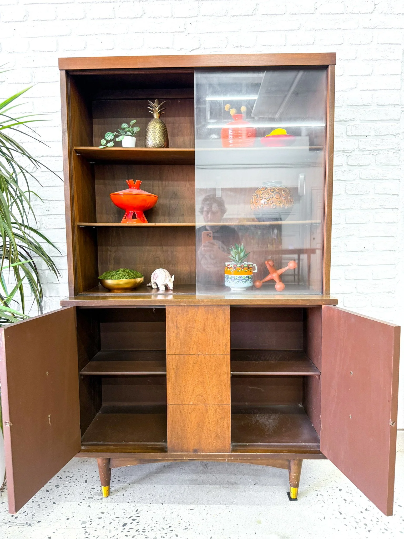 Walnut One Piece Hutch1.JPG