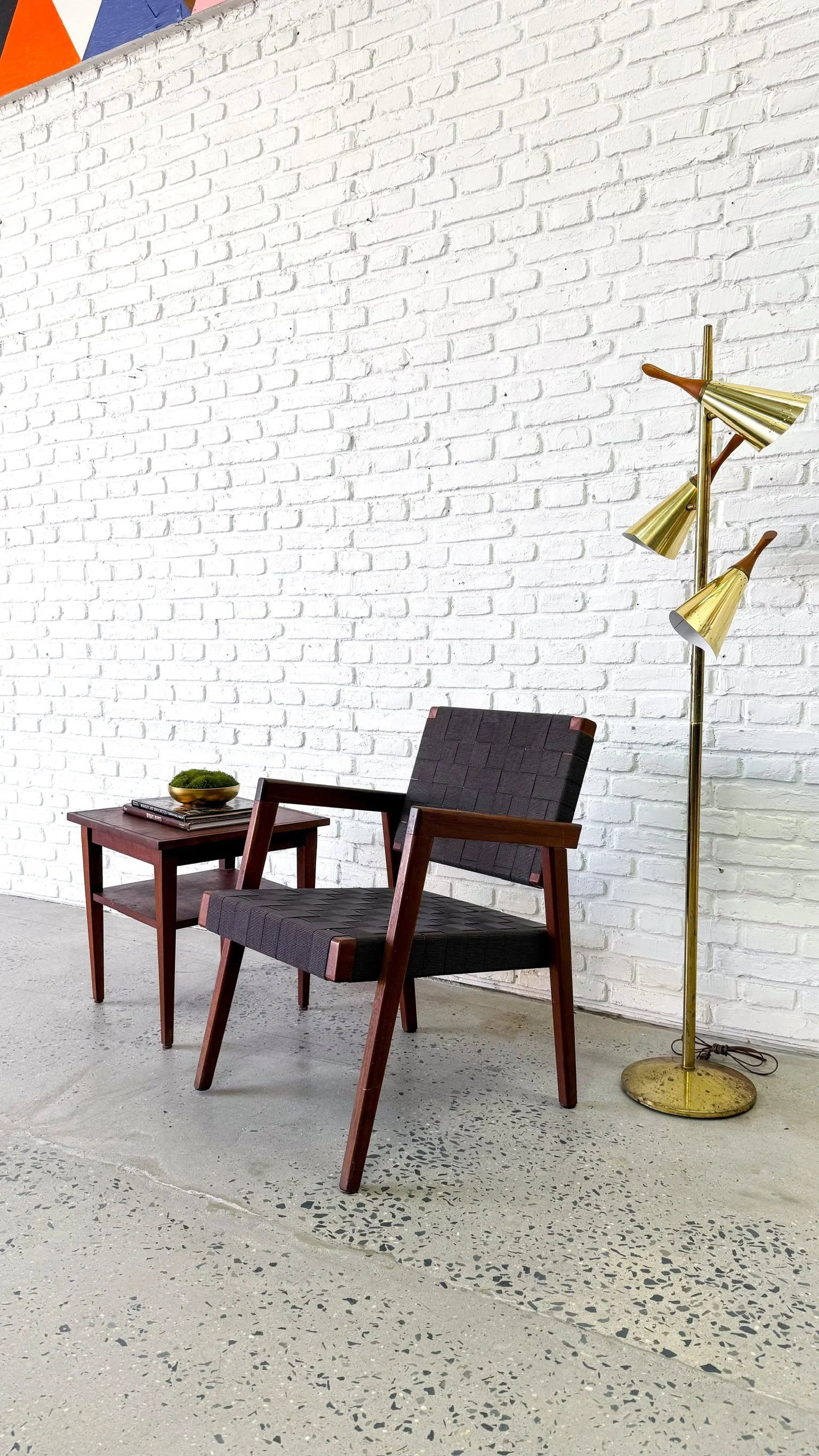 1950s Woven Strap Chair3.JPG