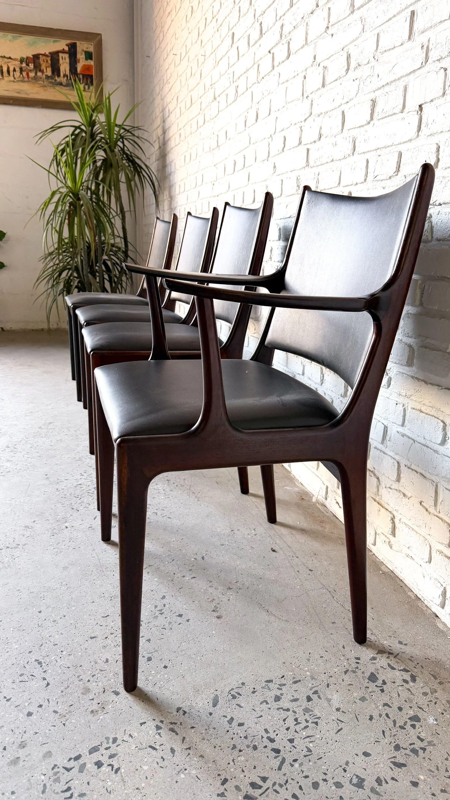 Johannes Andersen Danish Rosewood Dining Chairs7.jpg