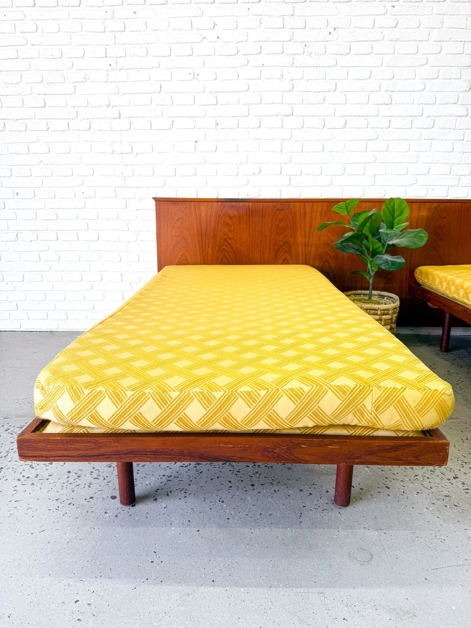 Twin Beds and Teak Headboard4.JPG