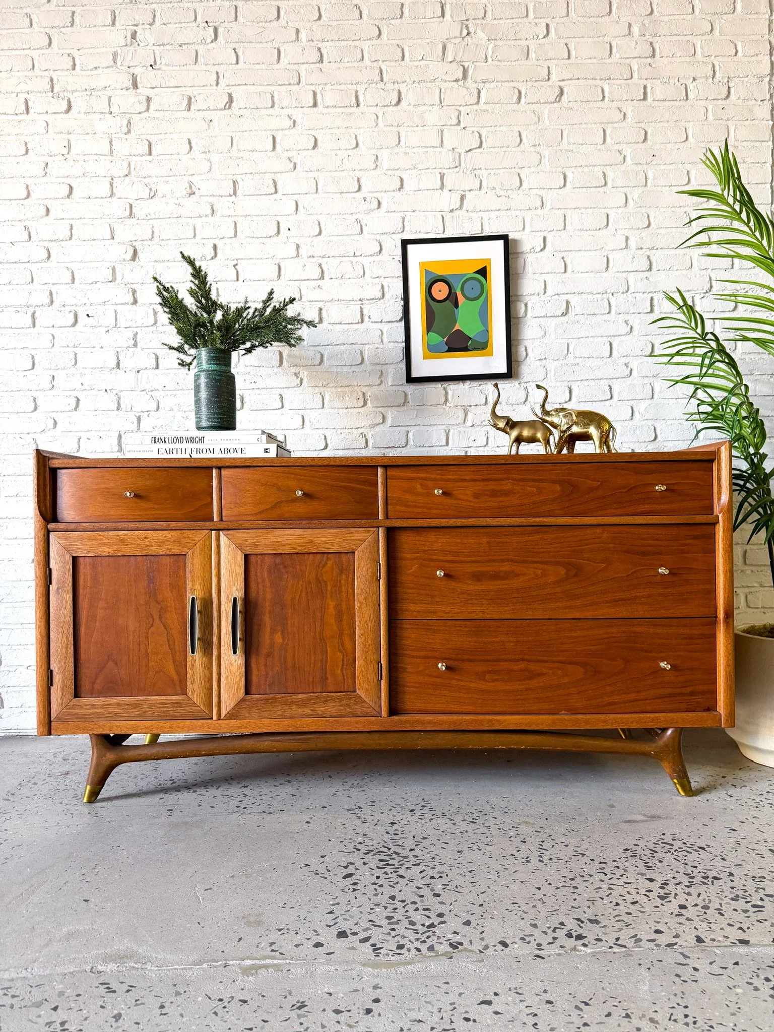 kent coffey the precedere refinished walnut lowboy dreser2.jpg