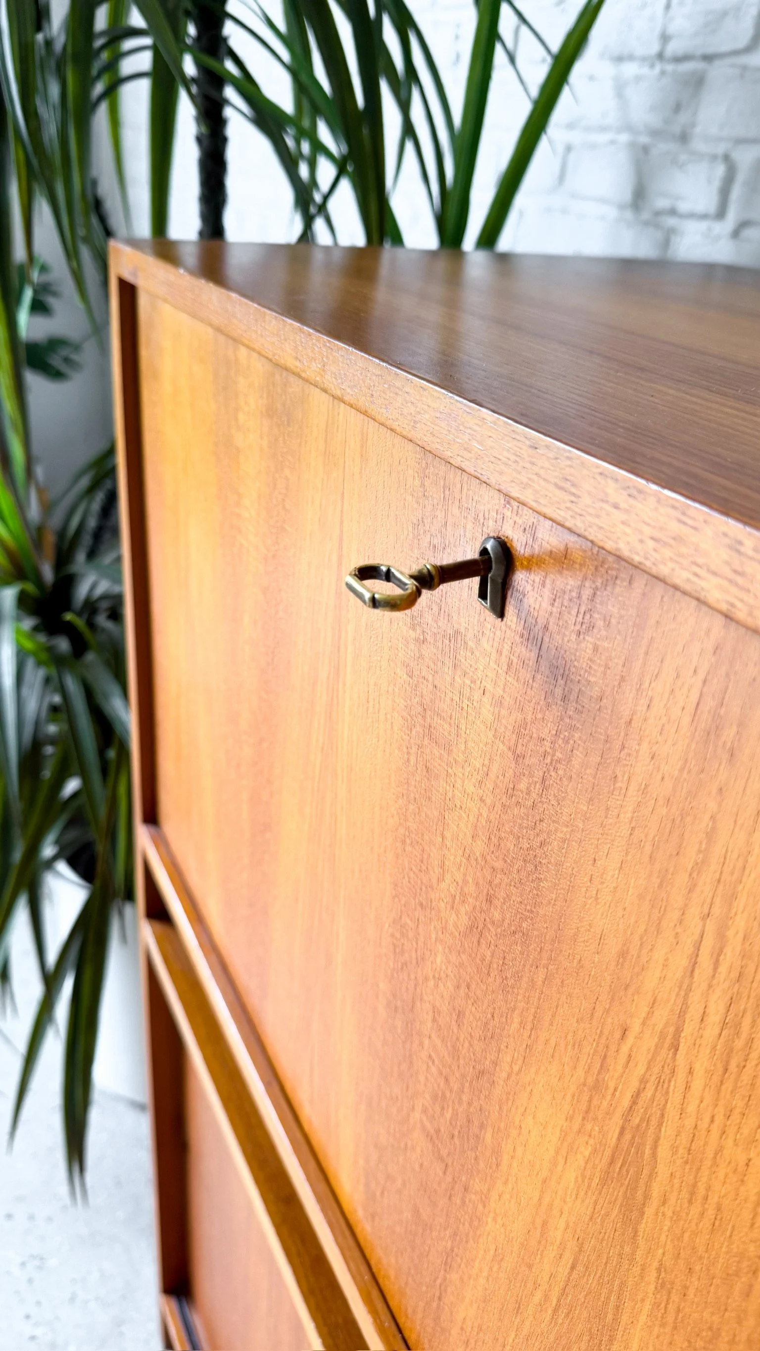 Teak Desk or Bar with fold down flap4.jpg