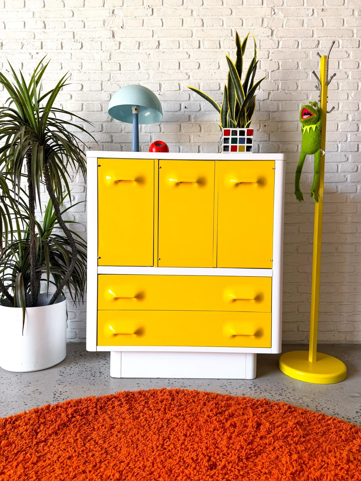 Rare Yellow Space Age Broyhill “Chapter One” Bedroom Set c.1960s1.jpg