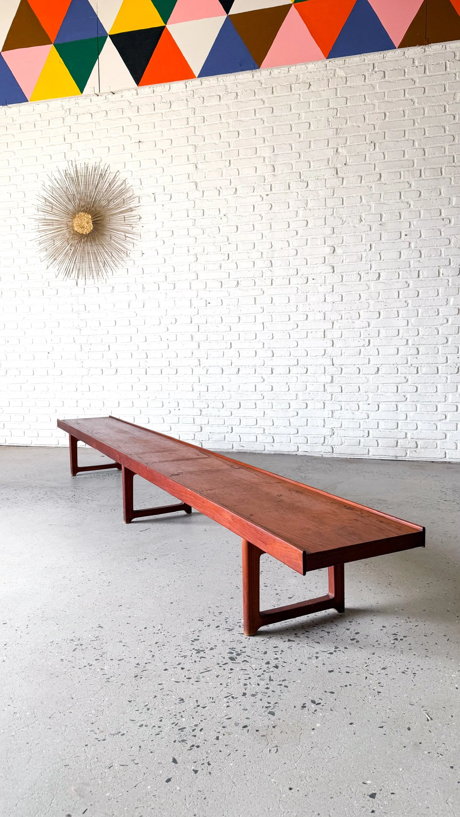 Extra long teak bench by Torbjorn Afdal for Bruksbo Norway4.jpg