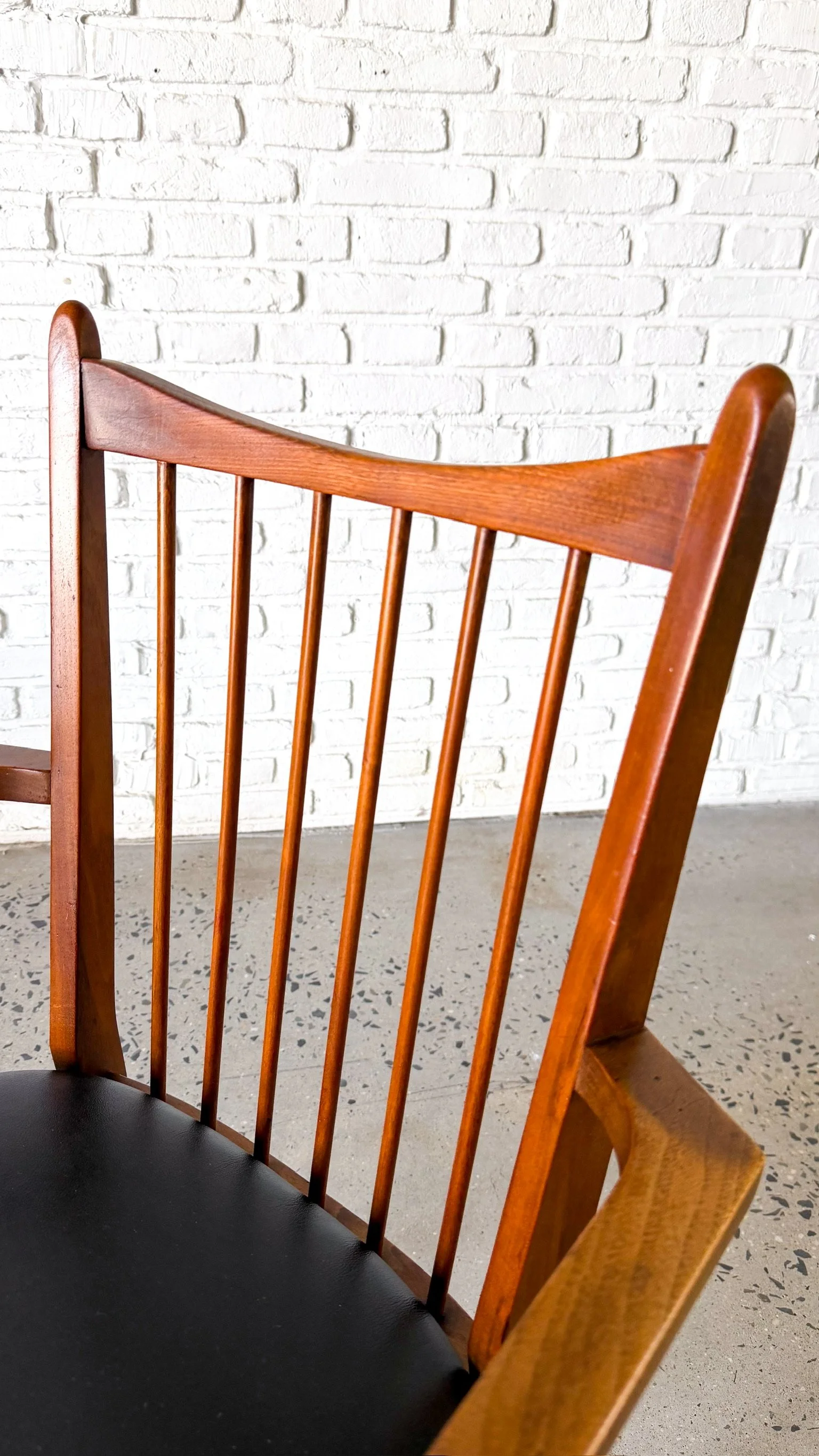 Mid Century Modern Walnut Dining Chairs with Spindle Backs11.jpg