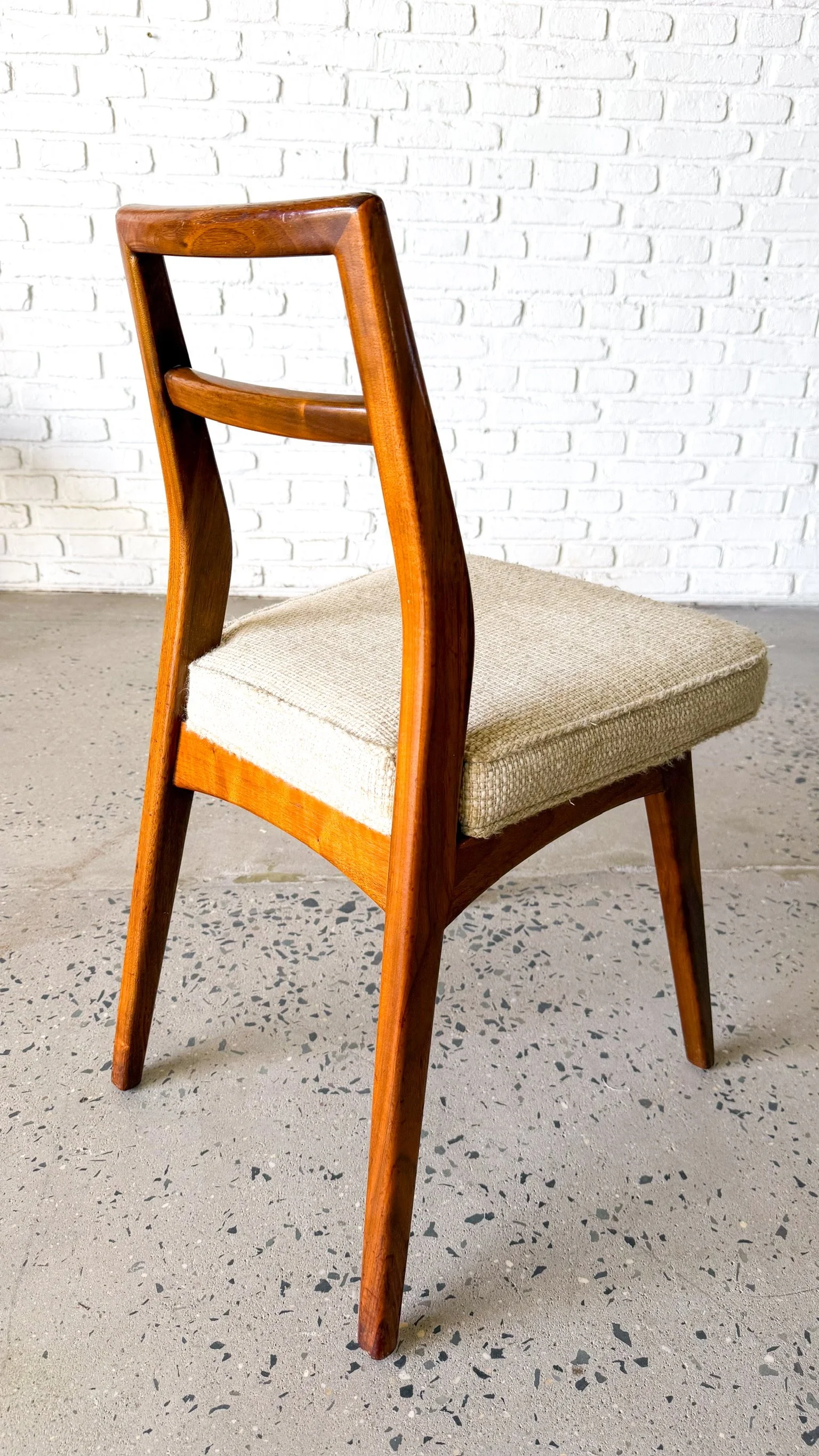 Mel Smilow Solid Walnut Set of 6 Dining Chairs22.jpg