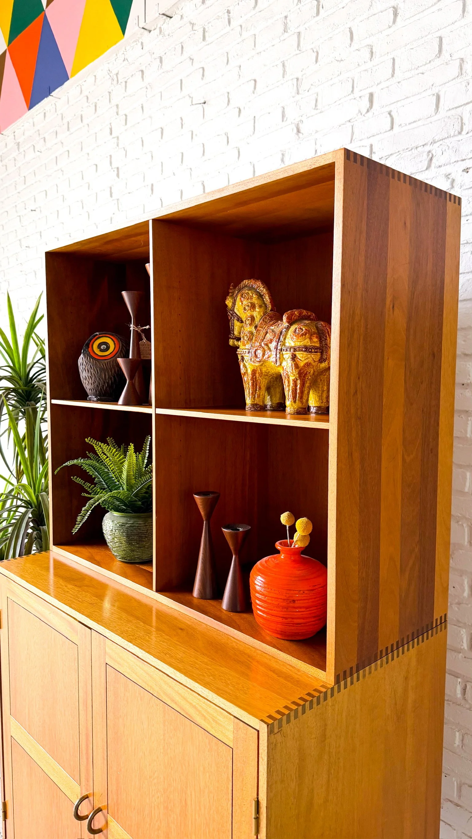 Danish Teak Two Piece Bookcase7.jpg