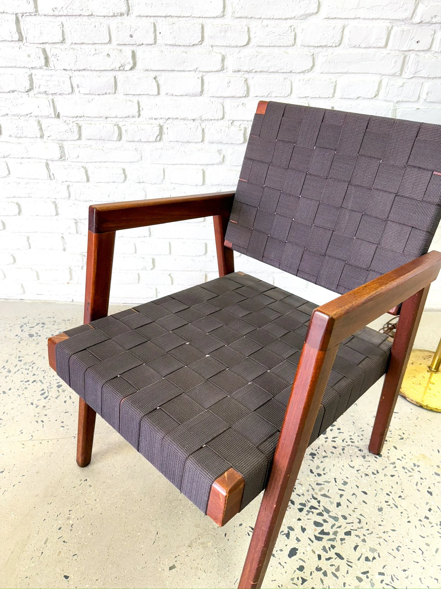 1950s Woven Strap Chair9.JPG