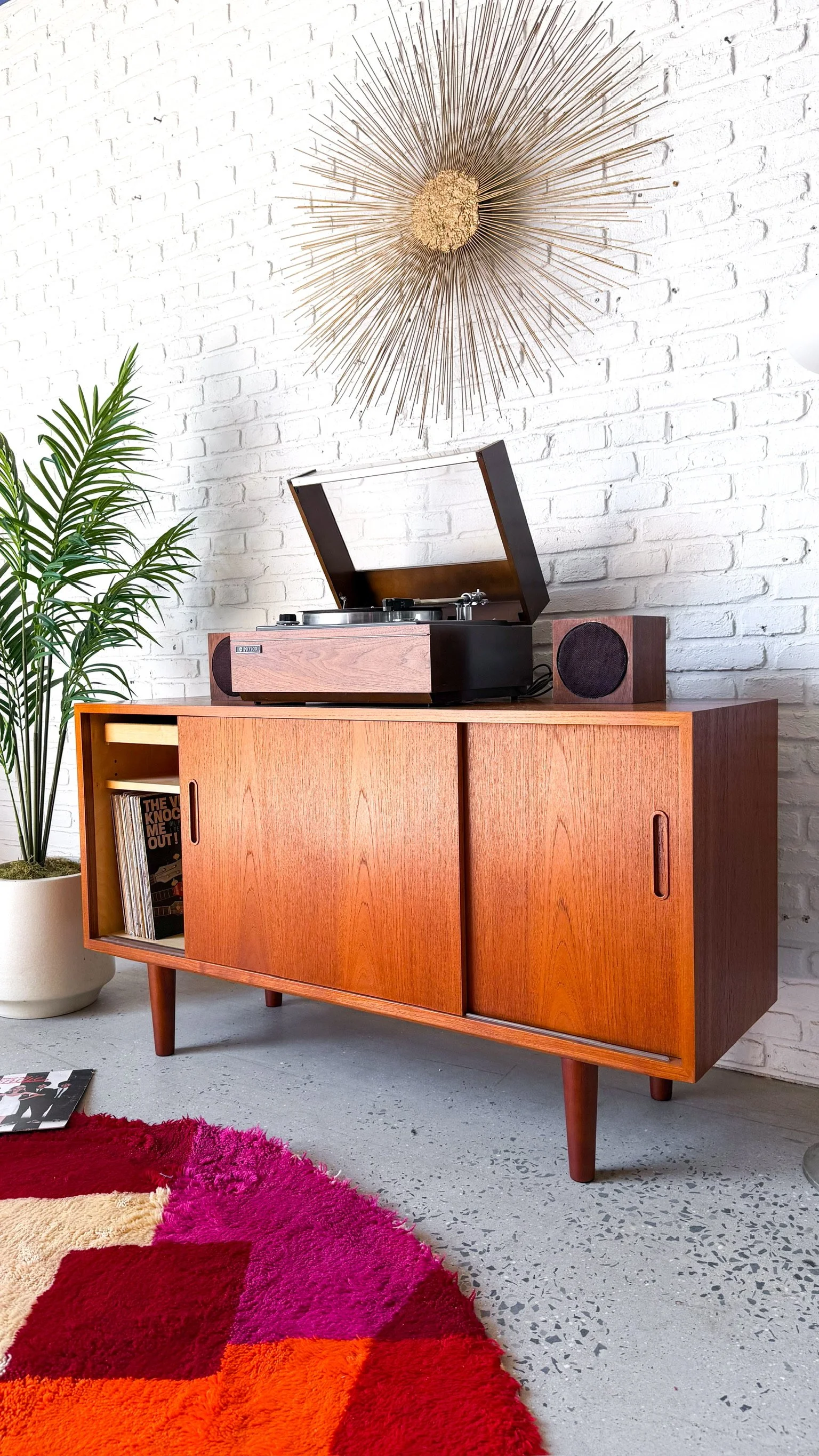 1960s Teak Credenza made in Denmark by Designer, Poul Hundevad5.jpg