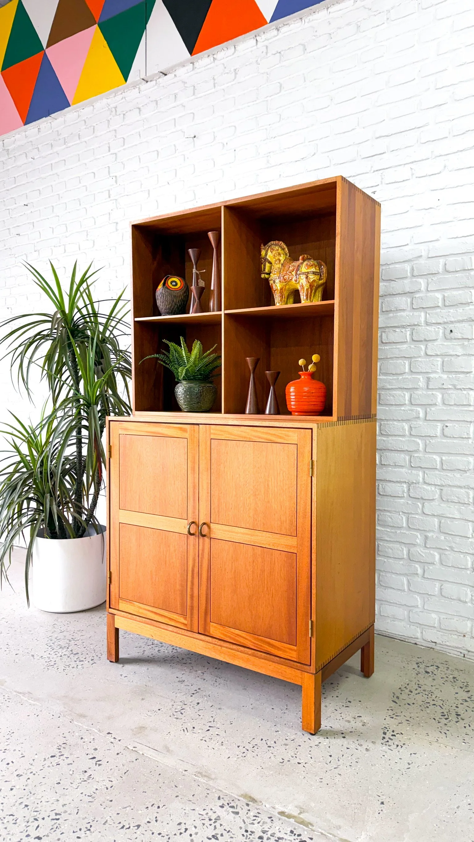 Danish Teak Two Piece Bookcase2.jpg