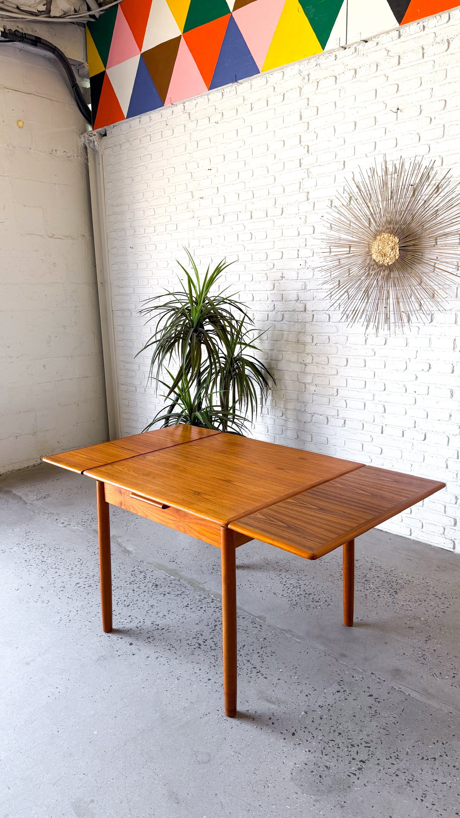 Danish Teak Square Dining Table6.jpg