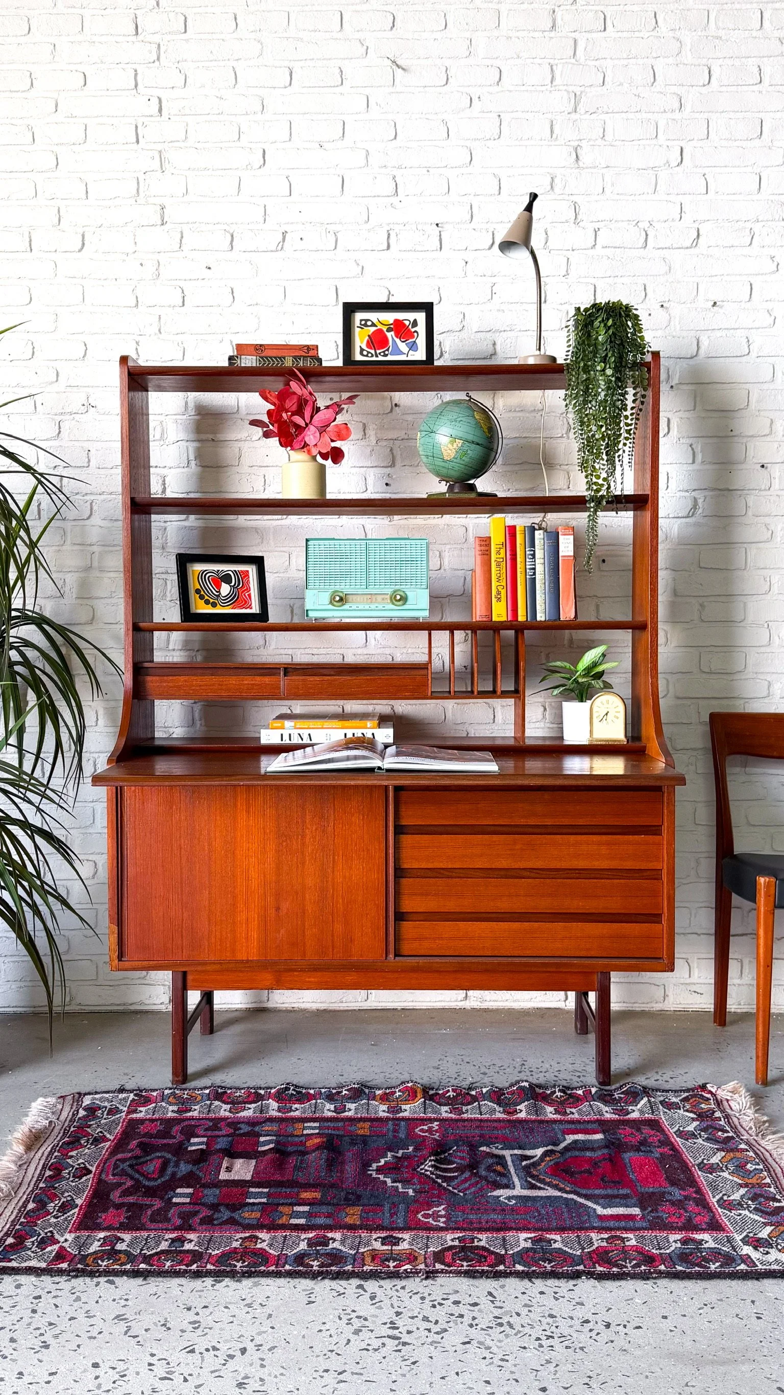 Danish Modern Teak Secretary Desk circa 1960s1.jpg