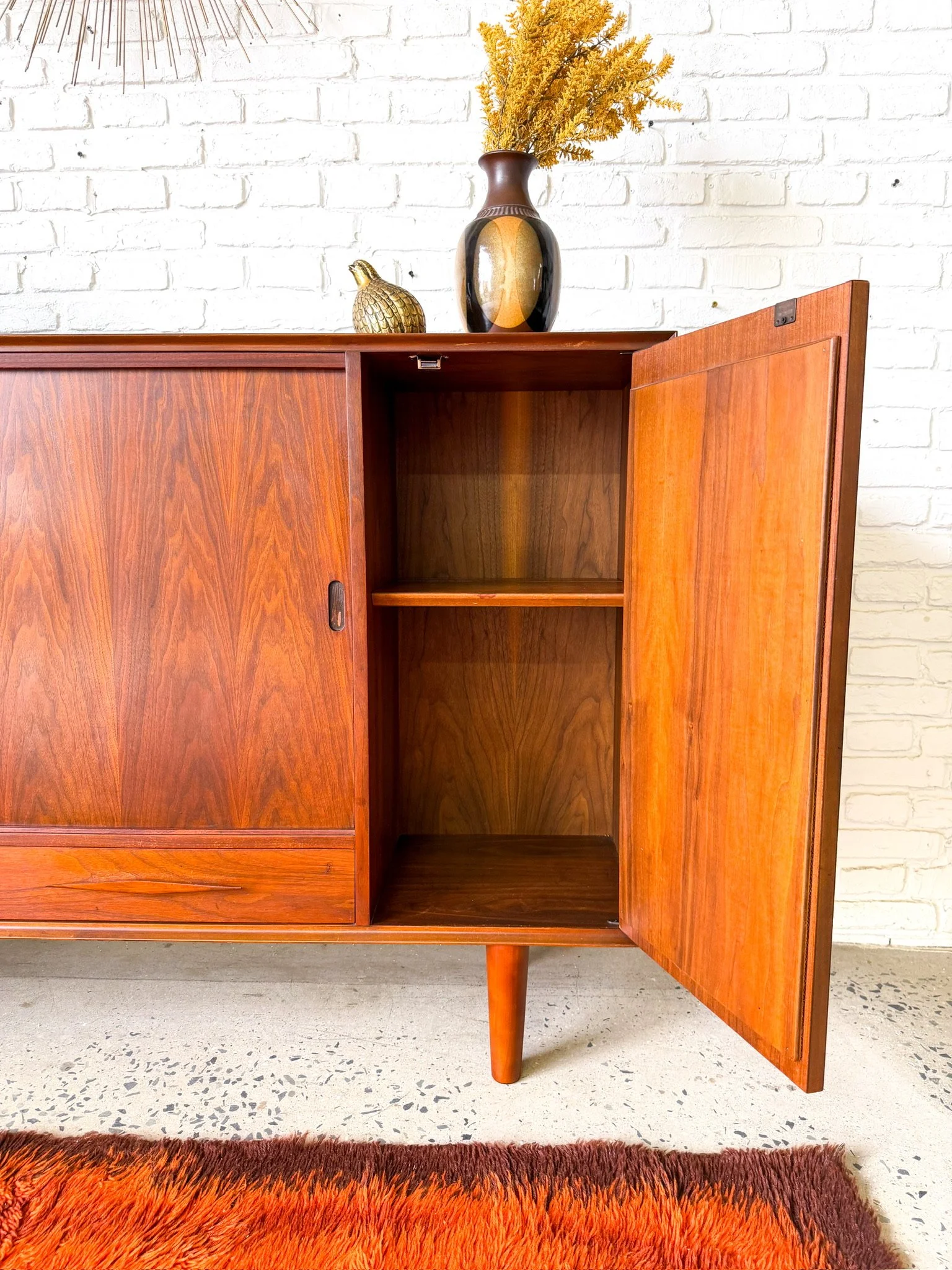 Specialty Woodcraft Walnut Bookcase Sideboard11.jpg