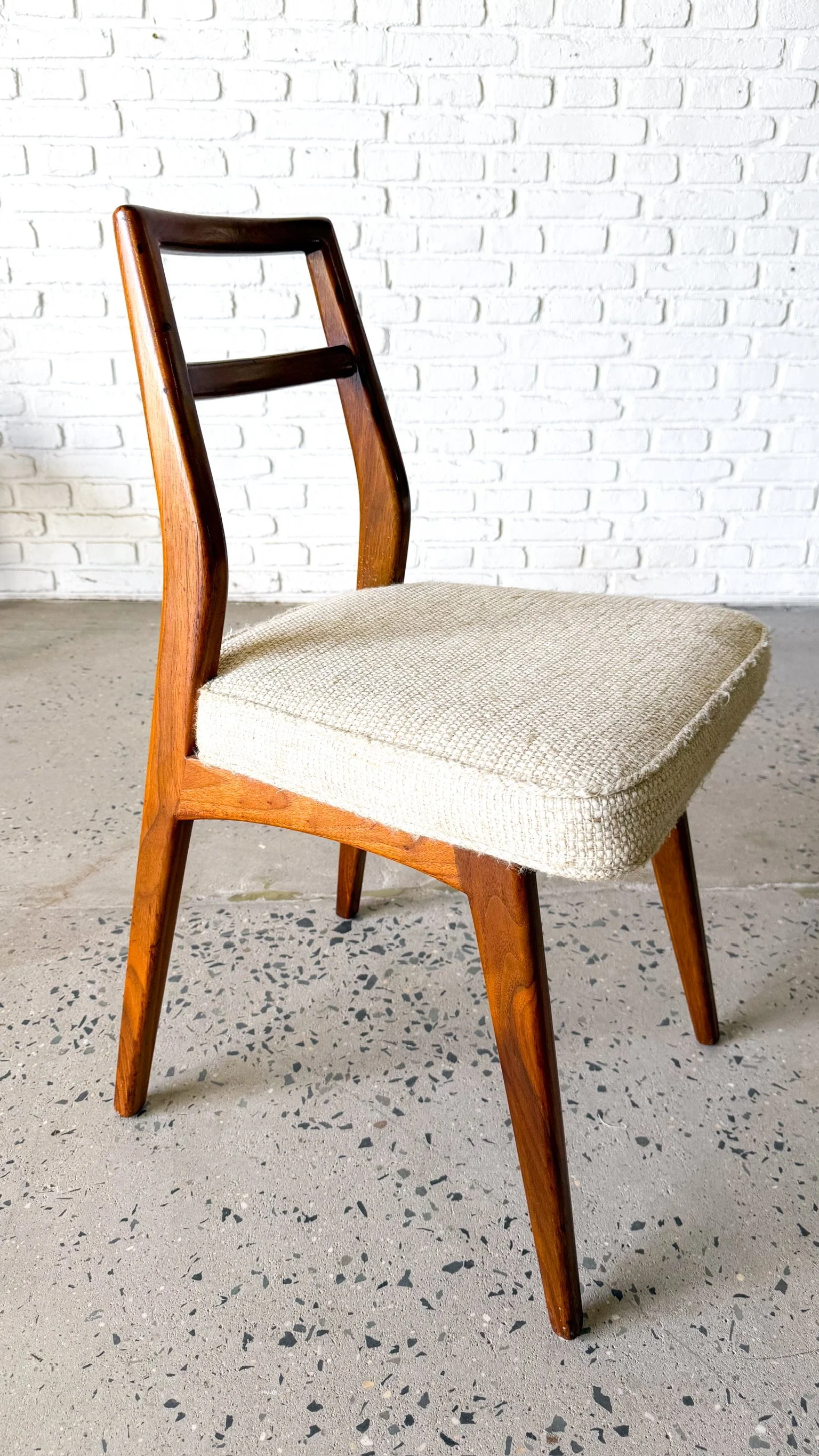 Mel Smilow Solid Walnut Set of 6 Dining Chairs24.jpg
