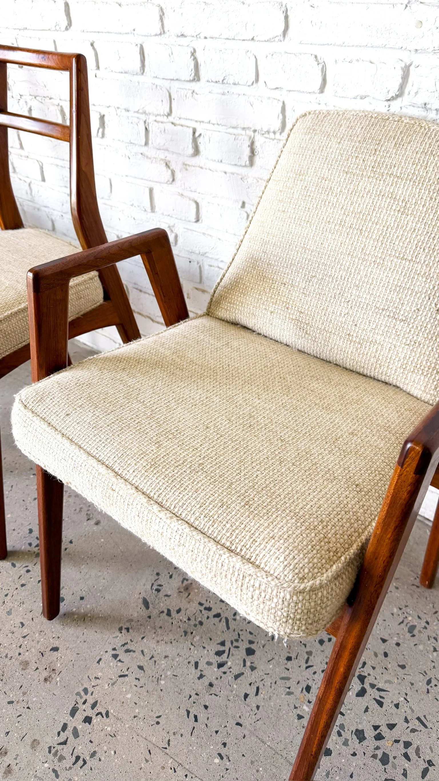 Mel Smilow Solid Walnut Set of 6 Dining Chairs5.jpg