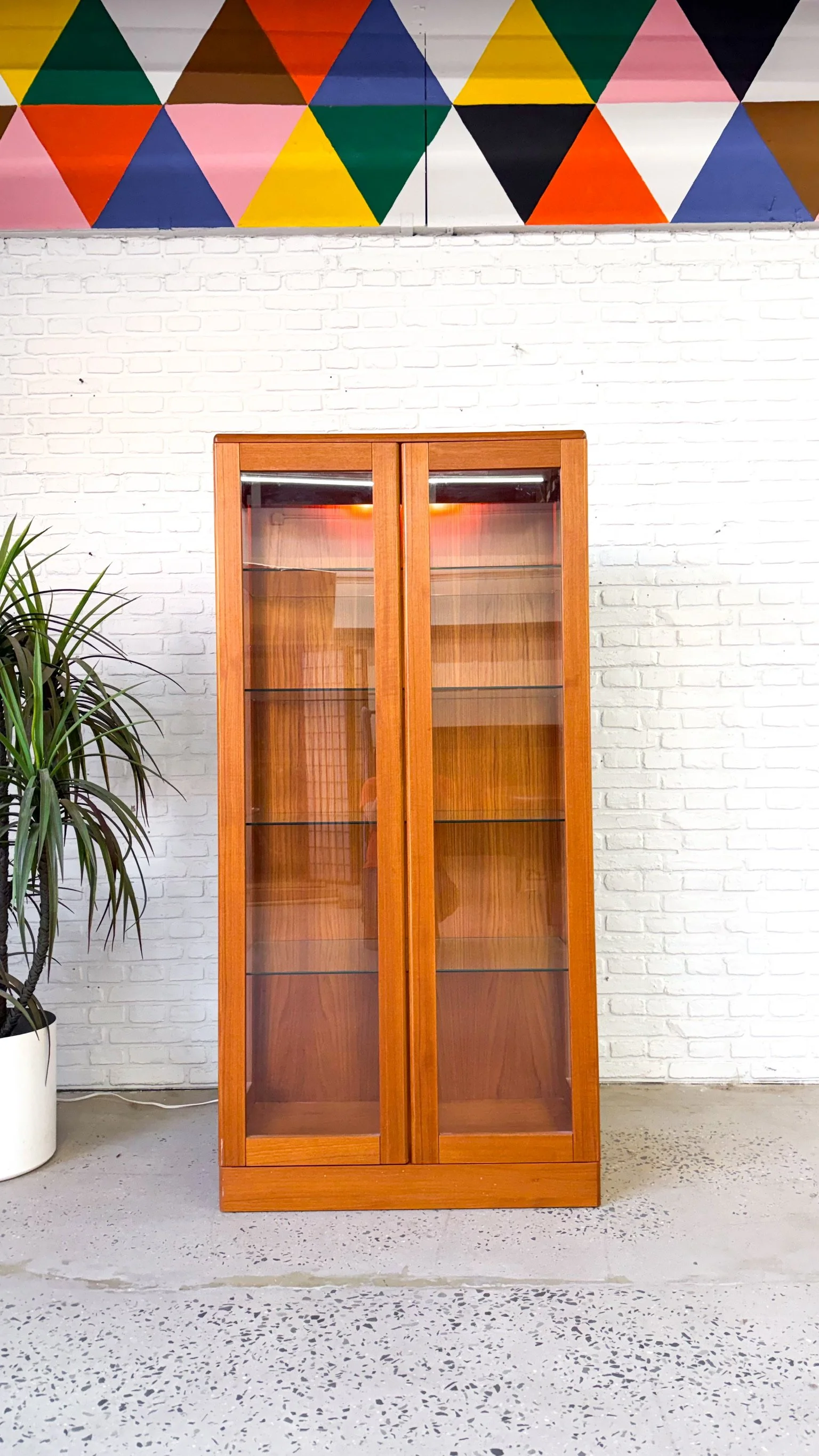 Teak and Glass Curio Display Cabinet1.jpg