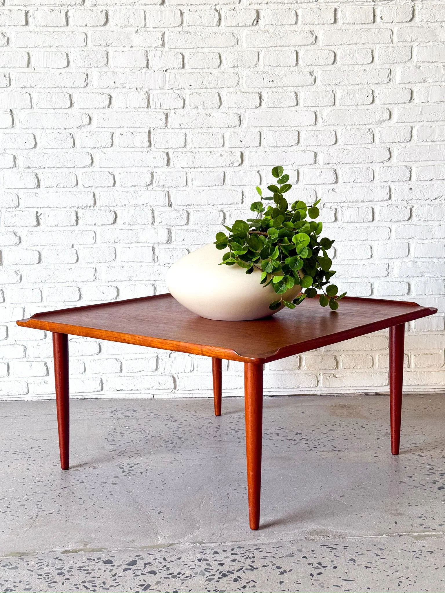 Square Teak Coffee Table made in Denmark by Poul Jensen for Selig