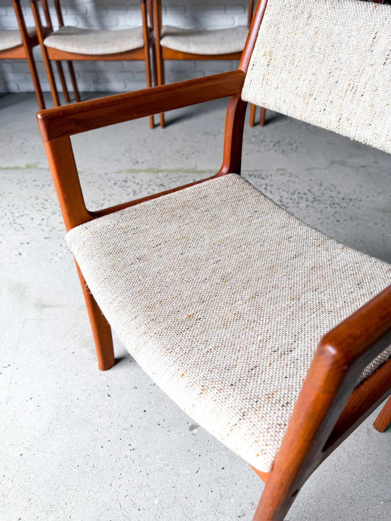Teak Dining Chairs With Arms Set of 6 by D-Scan22.jpg