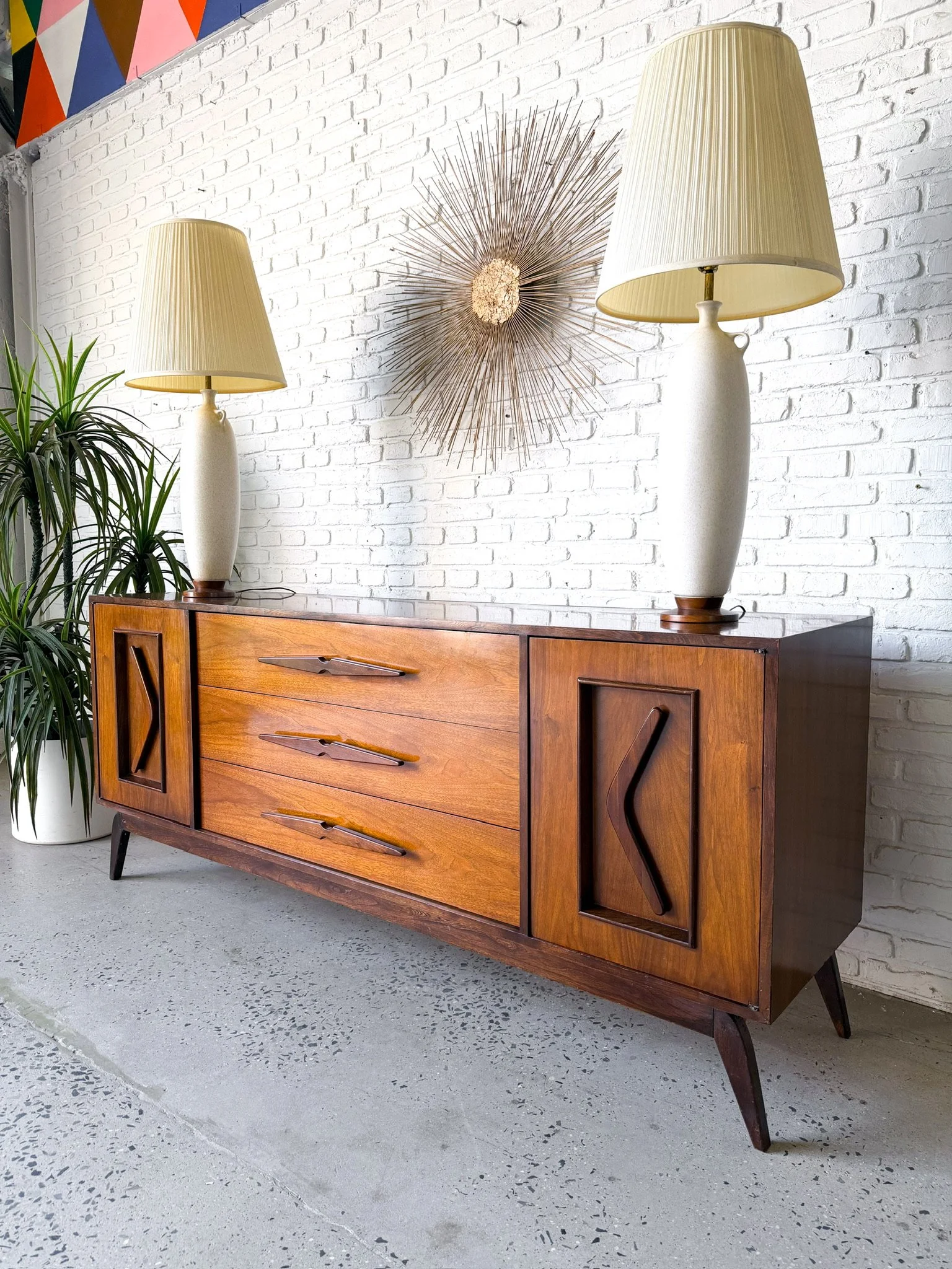 4 piece Walnut Bedroom Set Circa 1960s6.jpg