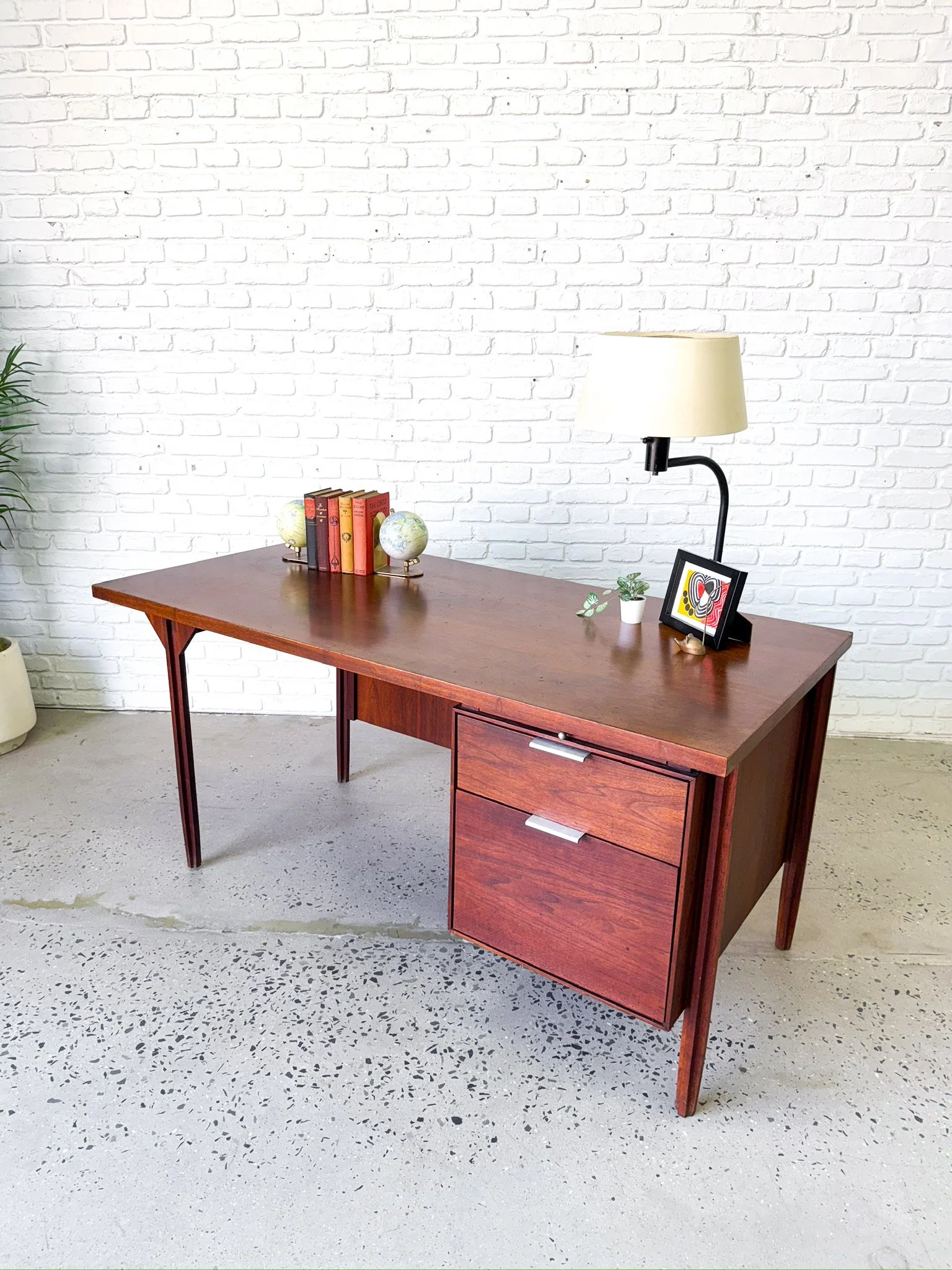 1960s Walnut Desk by John Stuart11.JPG