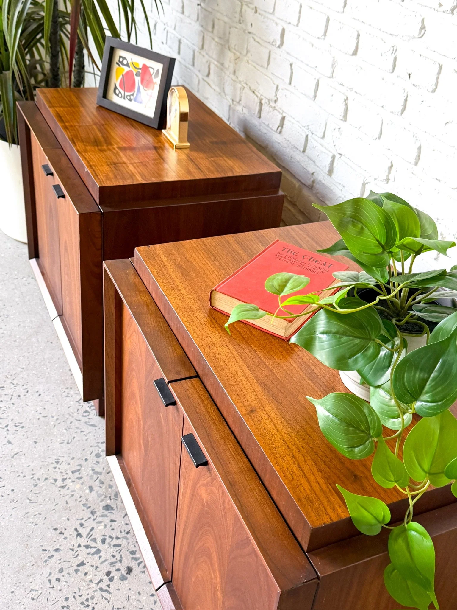 1960s Brutalist Walnut Nightstands Pair by Tobago Canada10.jpg
