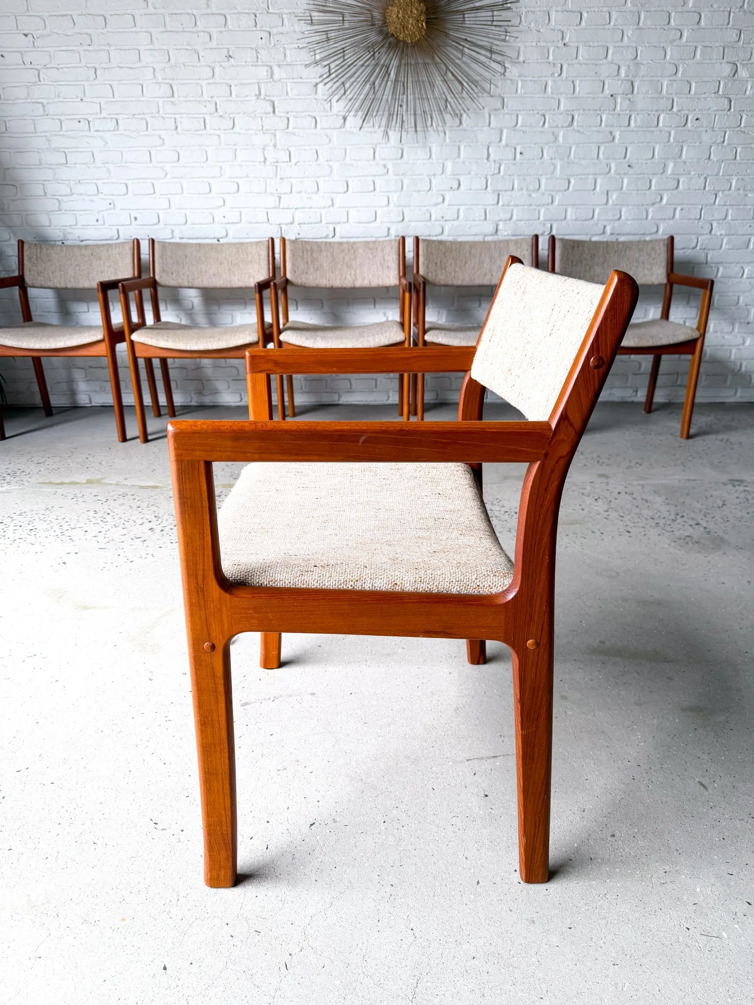 Teak Dining Chairs With Arms Set of 6 by D-Scan13.jpg