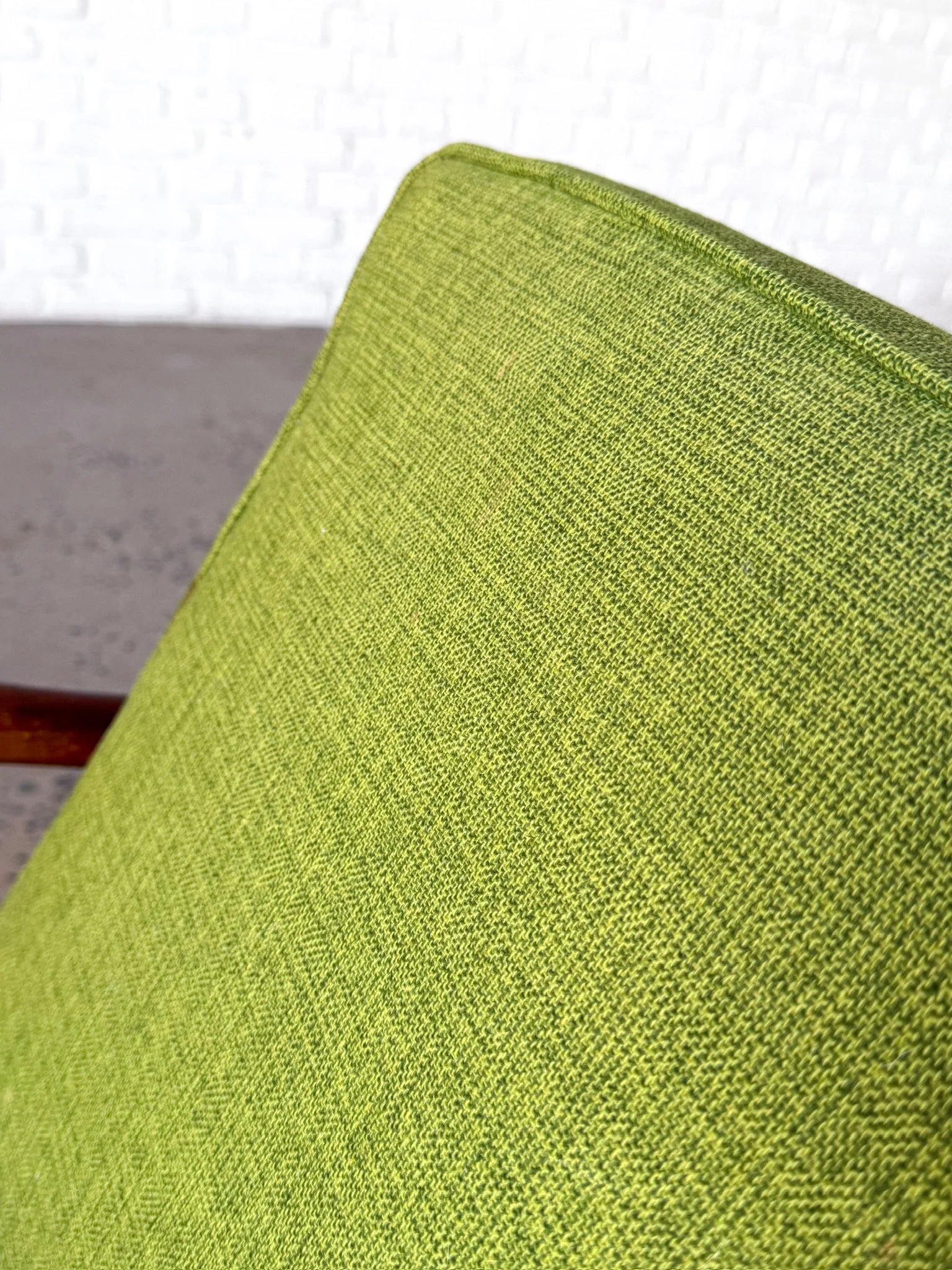 Danish Modern Lounge Chair with Original Green Upholstery8.jpg