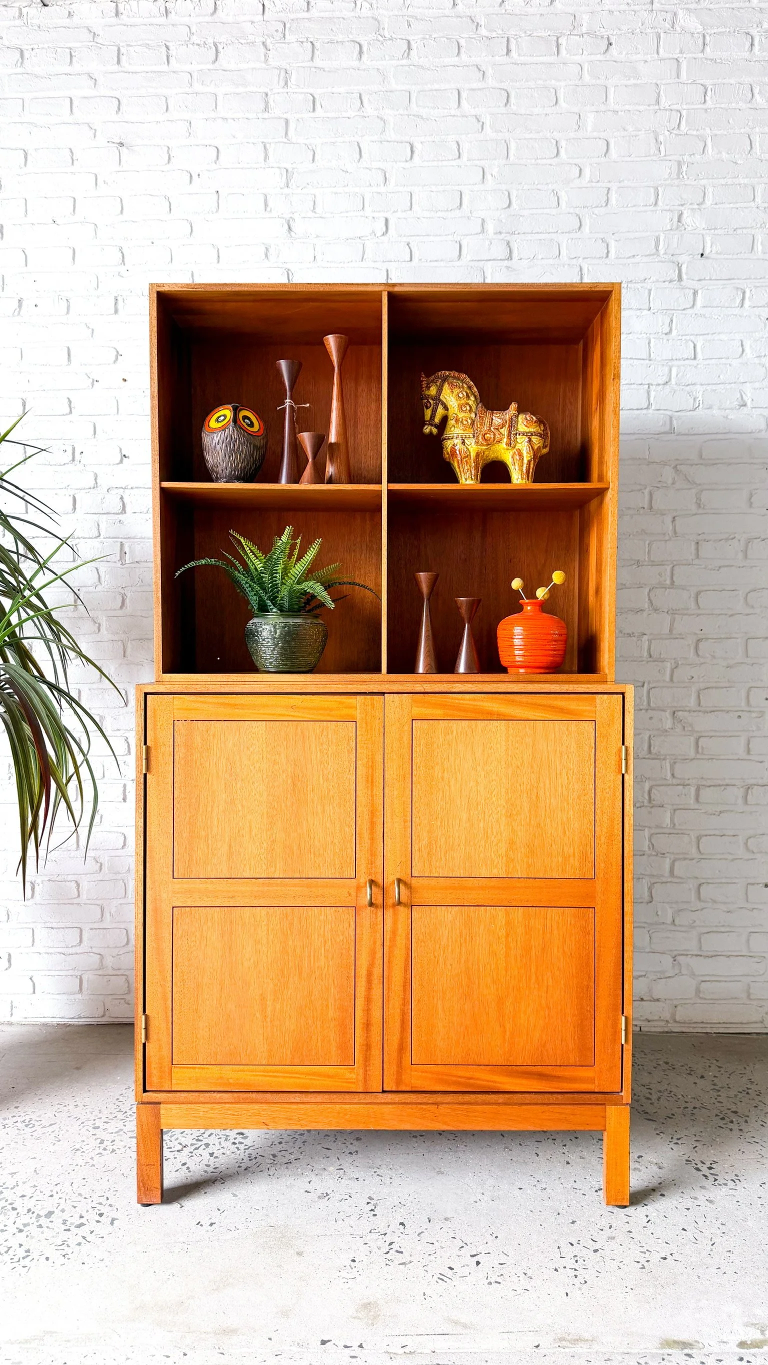 Danish Teak Two Piece Bookcase4.jpg