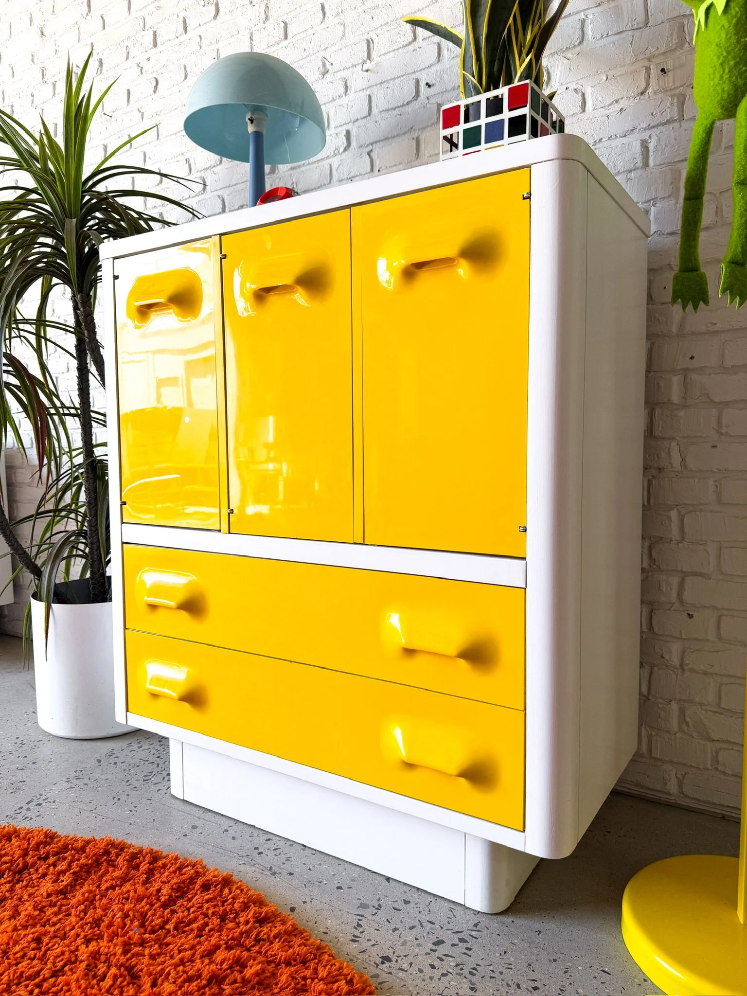 Rare Yellow Space Age Broyhill “Chapter One” Bedroom Set c.1960s4.jpg
