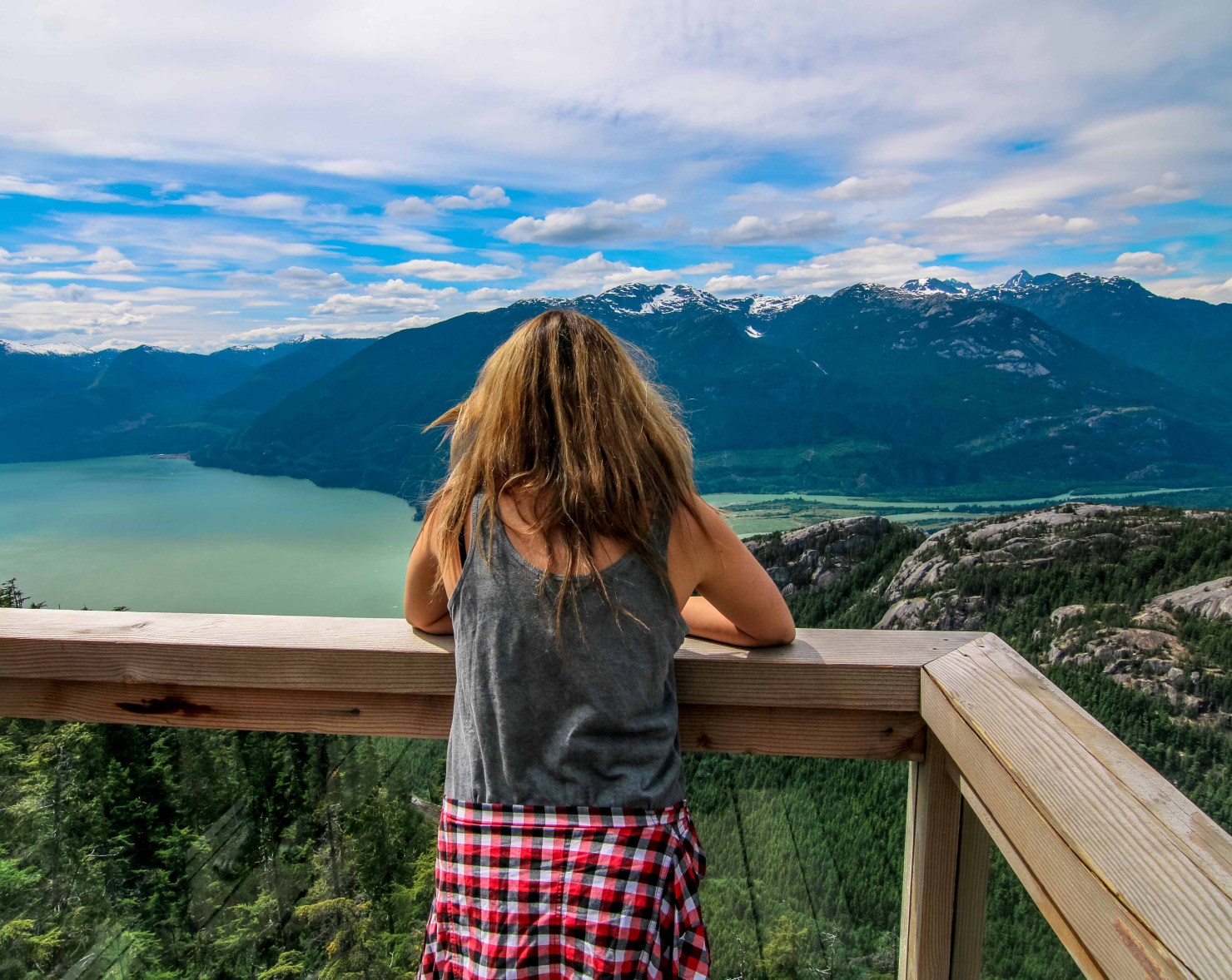 Nadine enjoying the view (image source: heynadine.com)