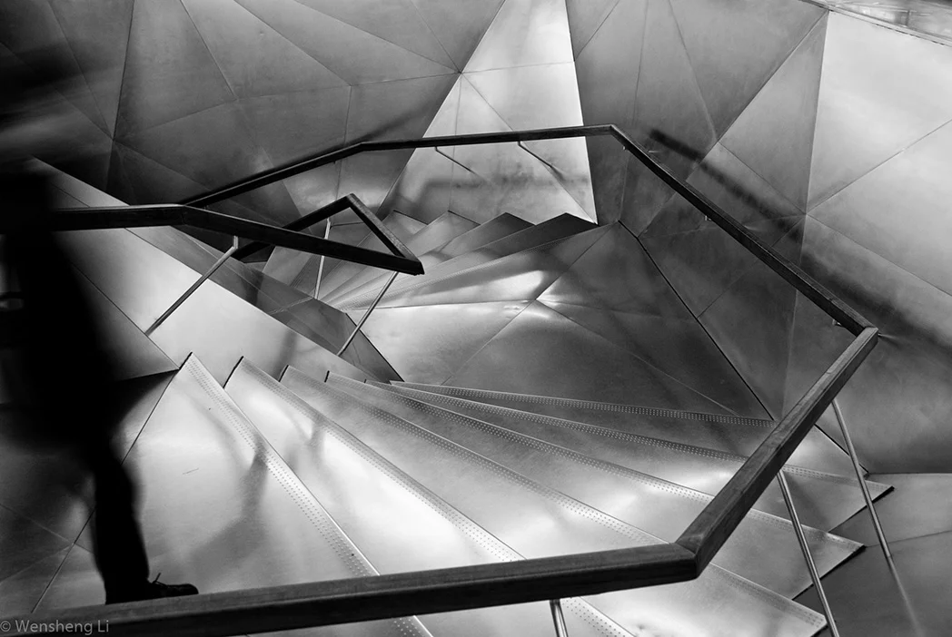 Stairway in Barcelona