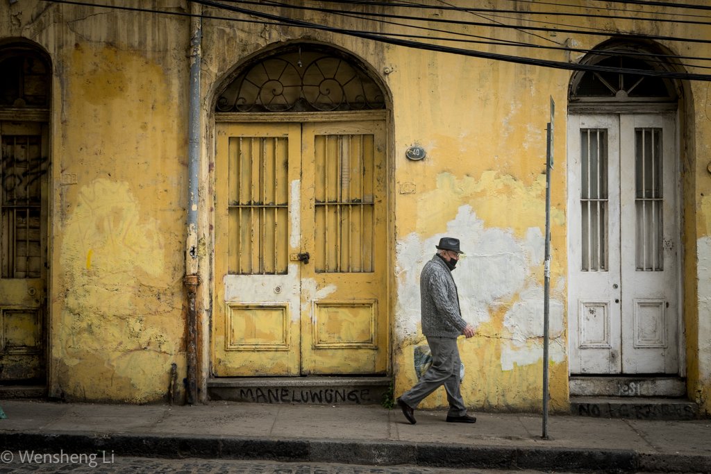 Street of Valparaizo Chile