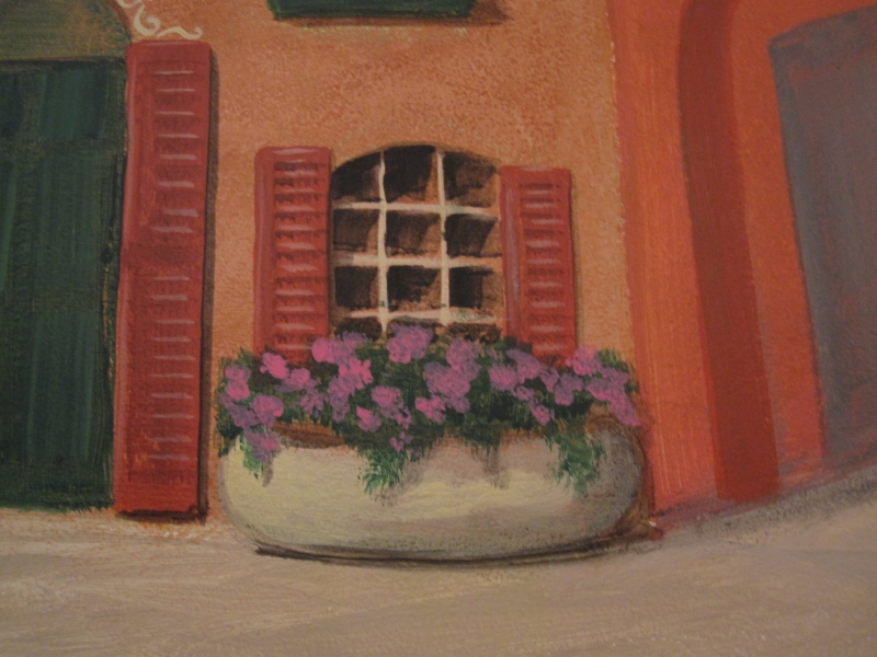 "show the gardens placed wherever there was space..."